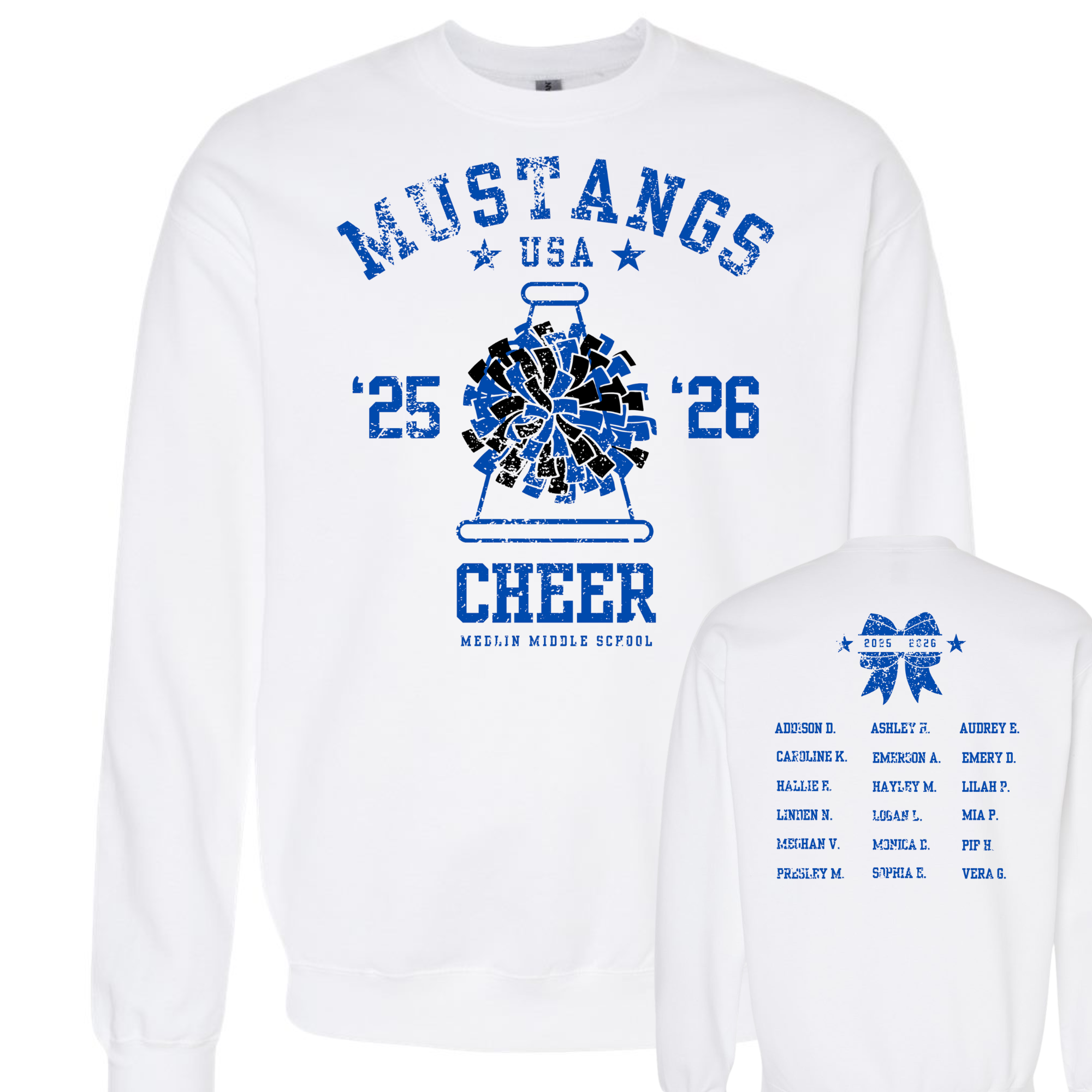Medlin Cheer Crewneck Sweatshirt