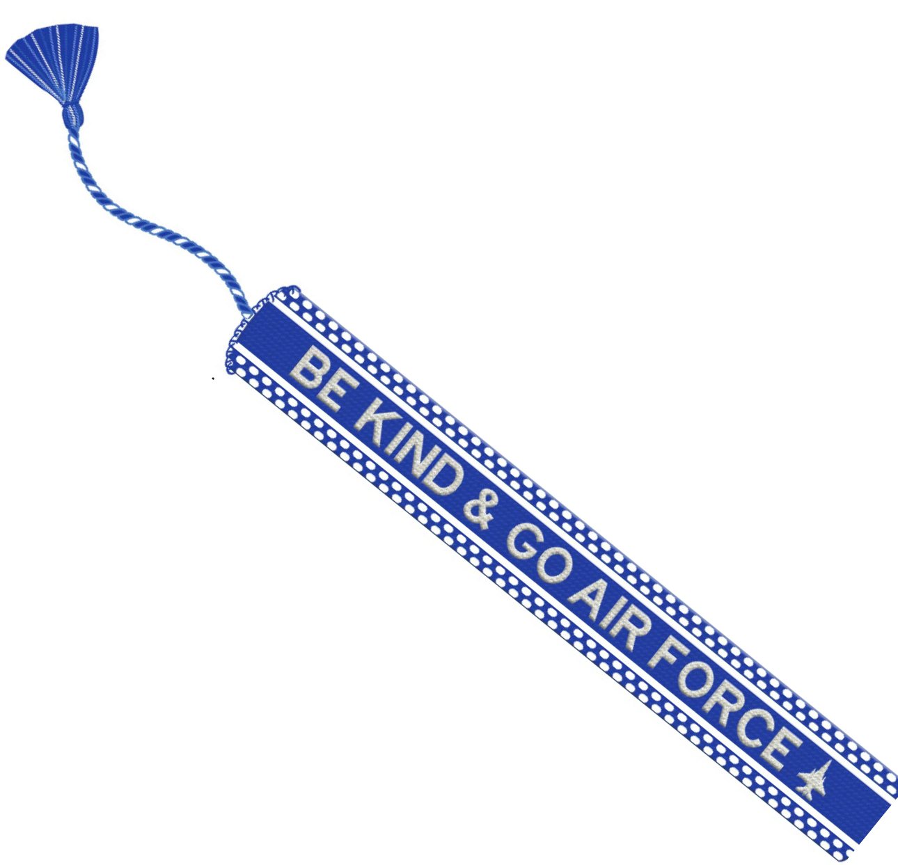 Embroidered Bracelet - Go Air Force