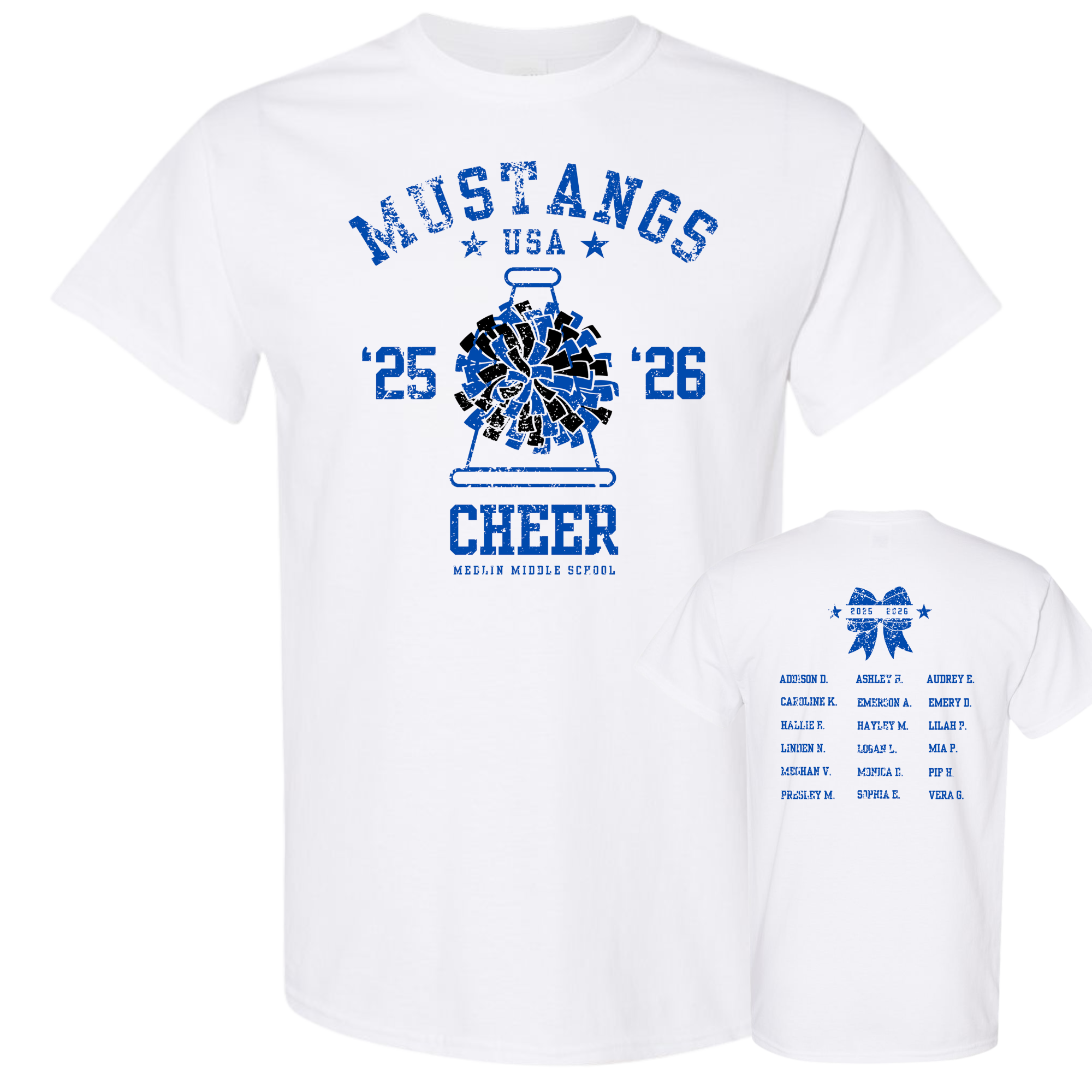 Medlin Cheer T-Shirt Bella Canvas