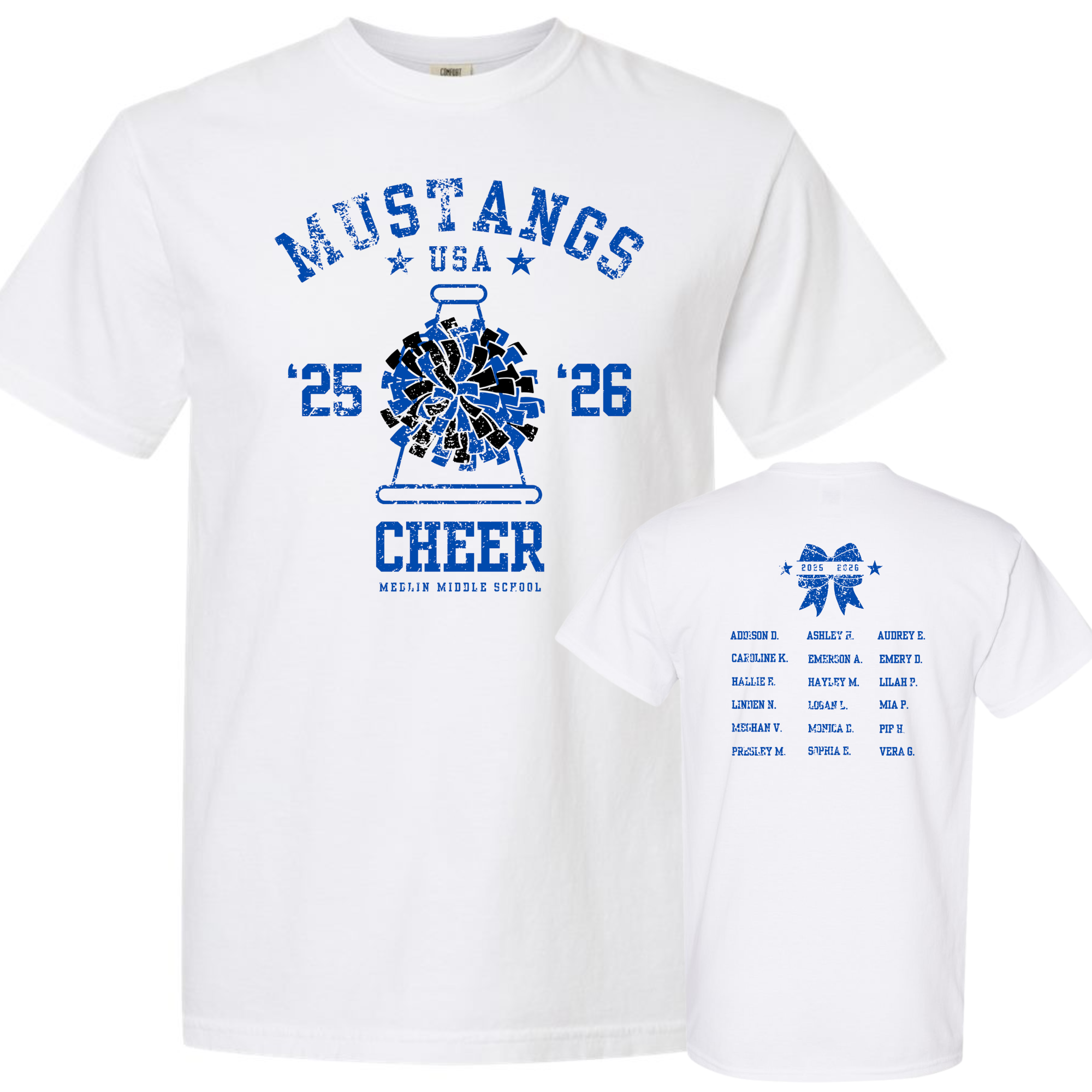 Medlin Cheer T-Shirt Comfort Colors