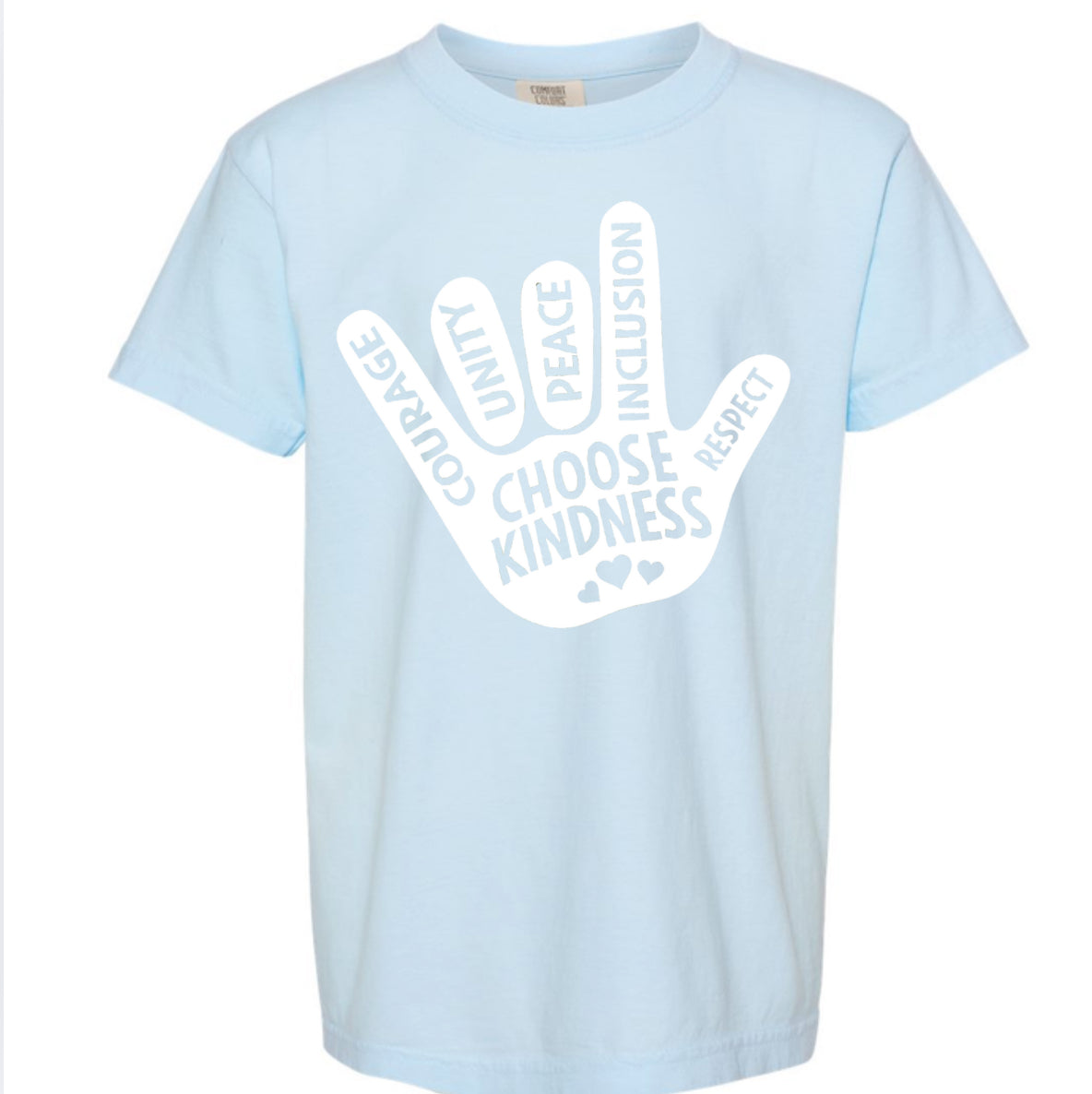 Adult Light Blue ILY Choose Kind T-Shirt