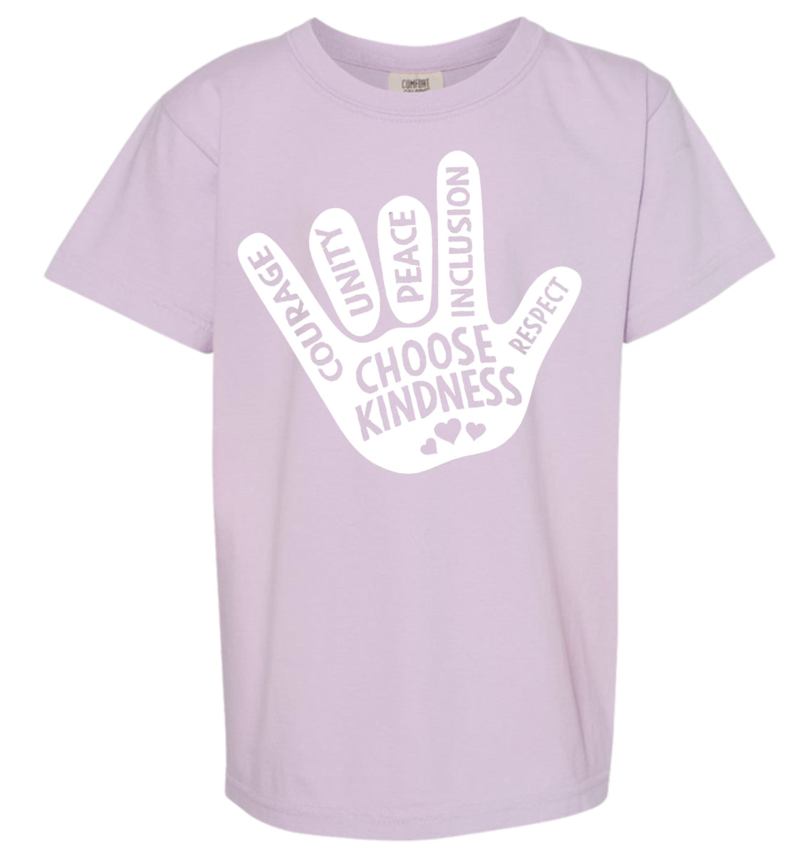 Adult Lilac ILY Choose Kind T-Shirt