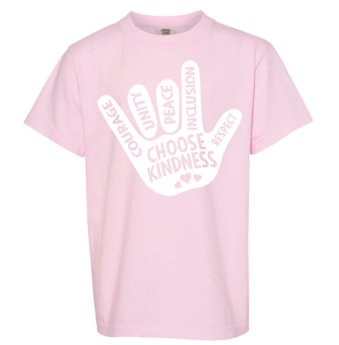 Adult Light Pink ILY Choose Kind T-Shirt