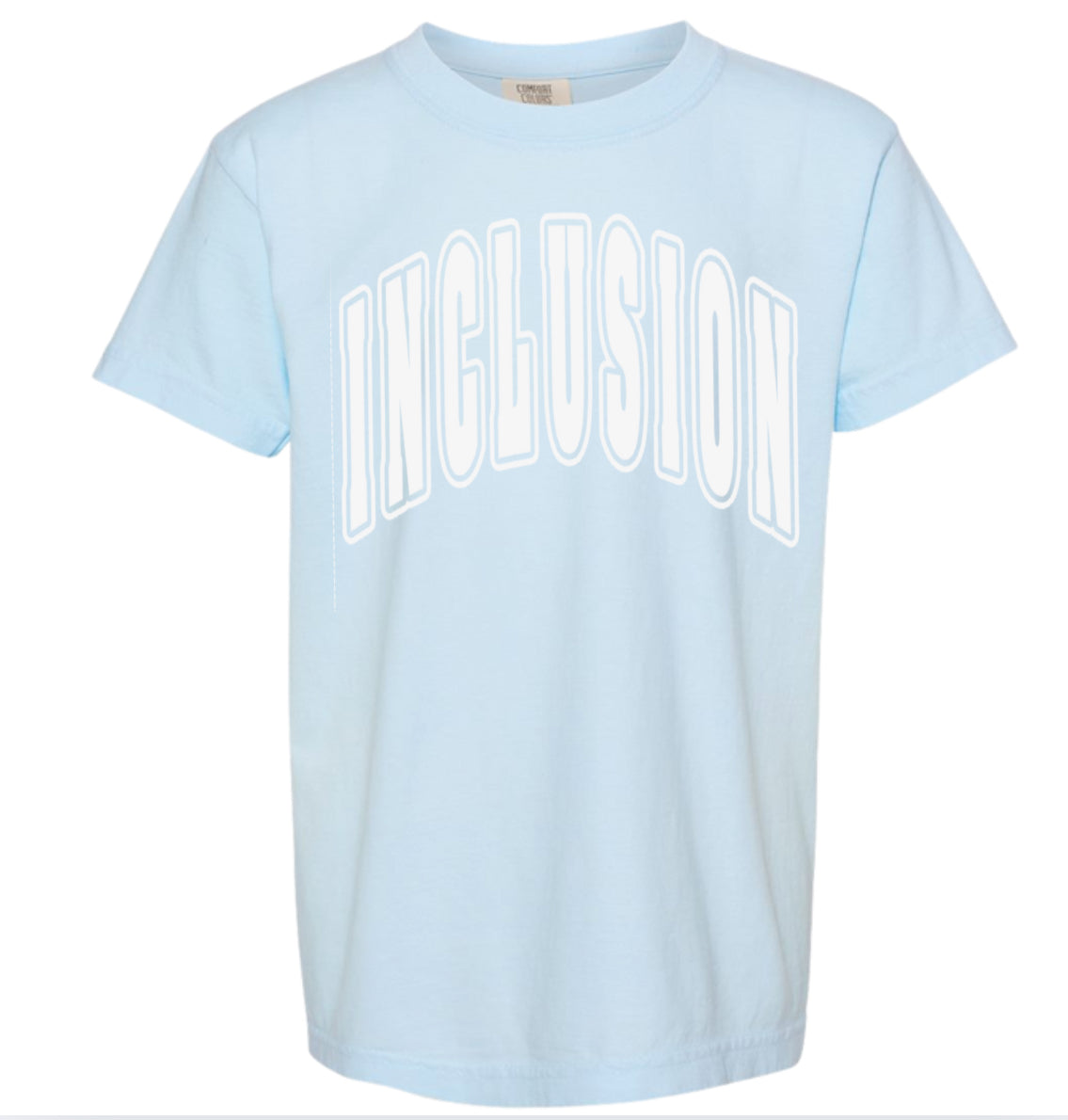 Adult Light Blue Inclusion Puff T-Shirt