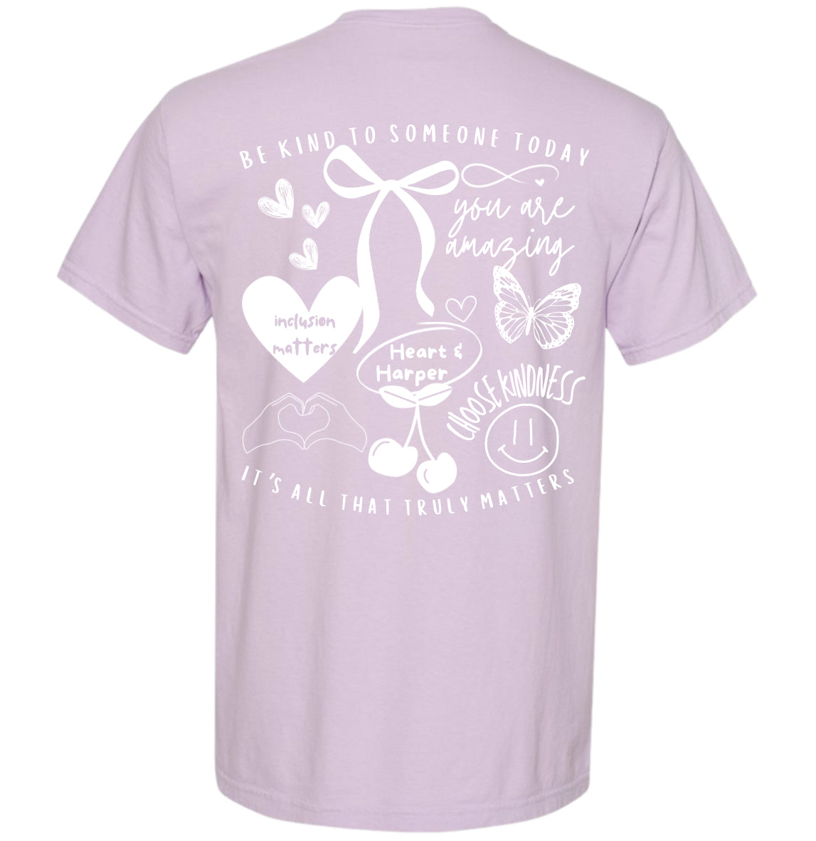 Adult Lilac Be Kind and Include Comfort Colors T-Shirt