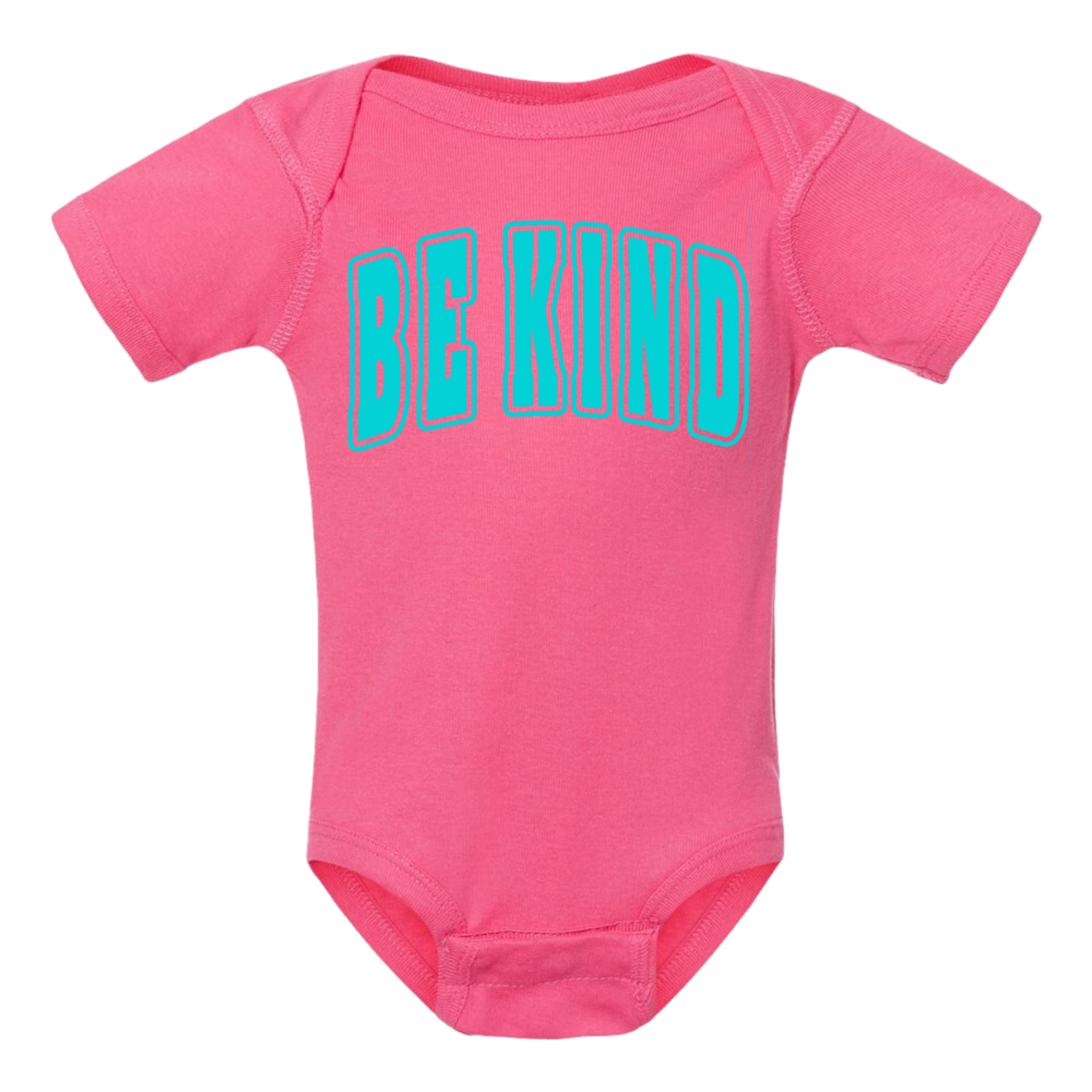 Neon Baby Pink/Teal Onesie