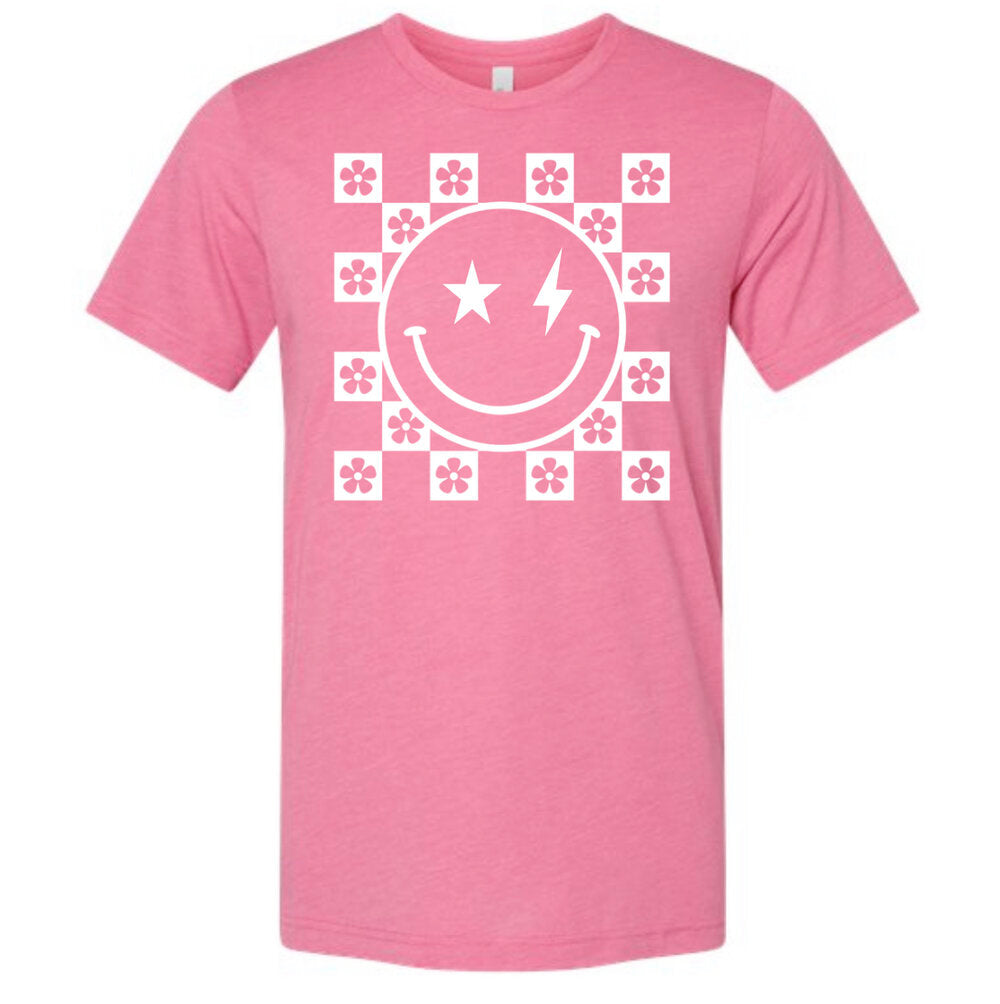 KH Adult Daisies Hot Pink Tshirt