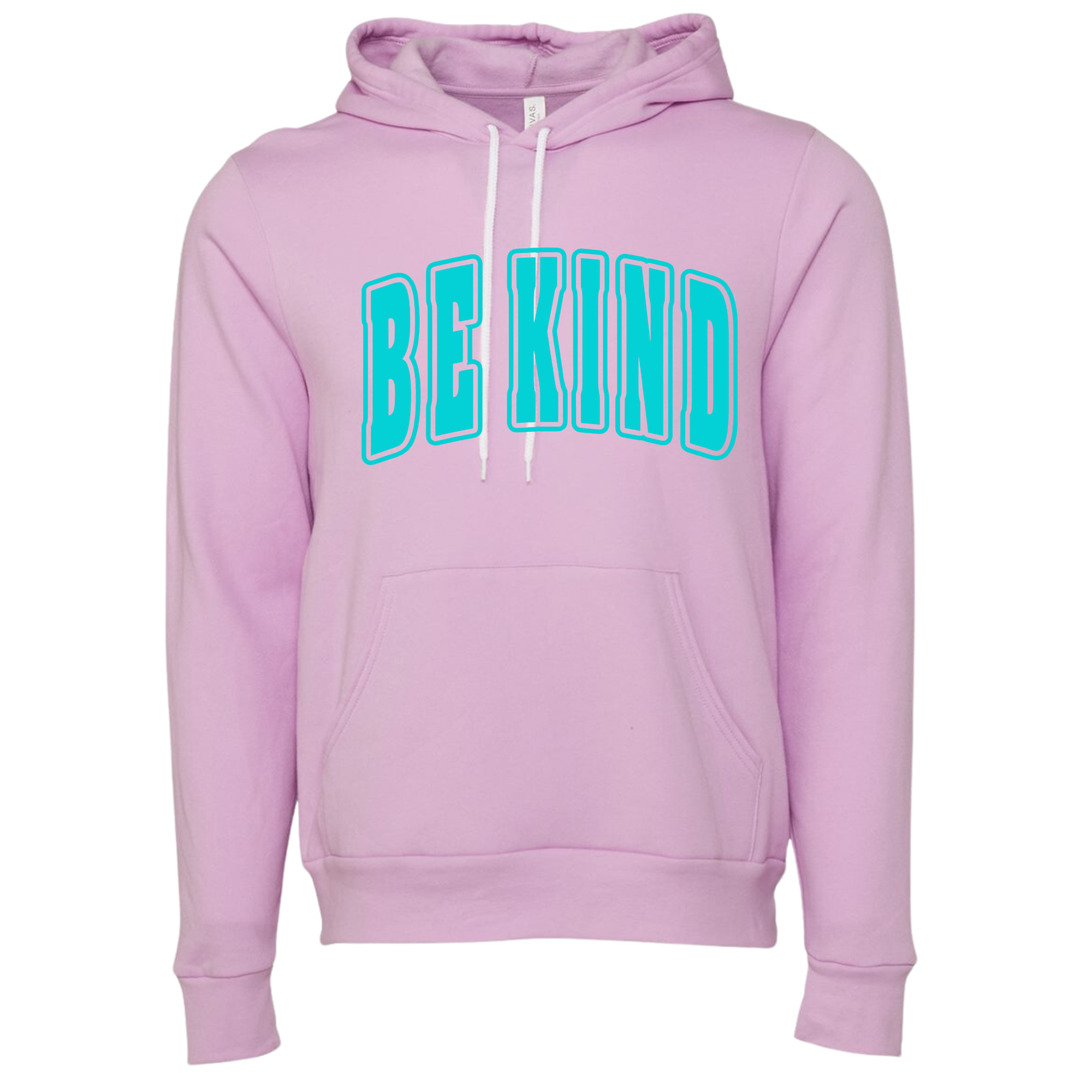 Adult Teal Puff Lilac Bella Canvas Hoodie