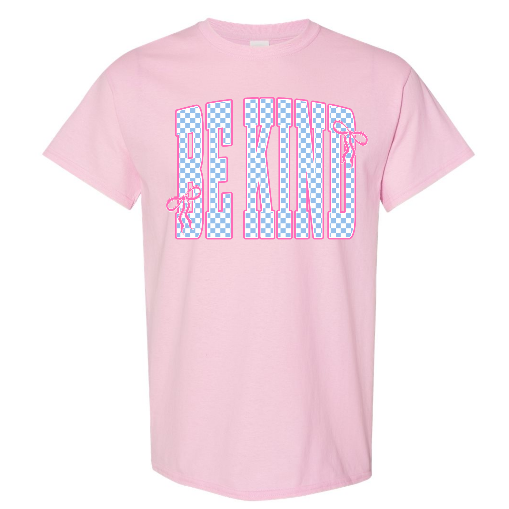 Adult Birthday Be Kind Light Pink Gildan TShirt