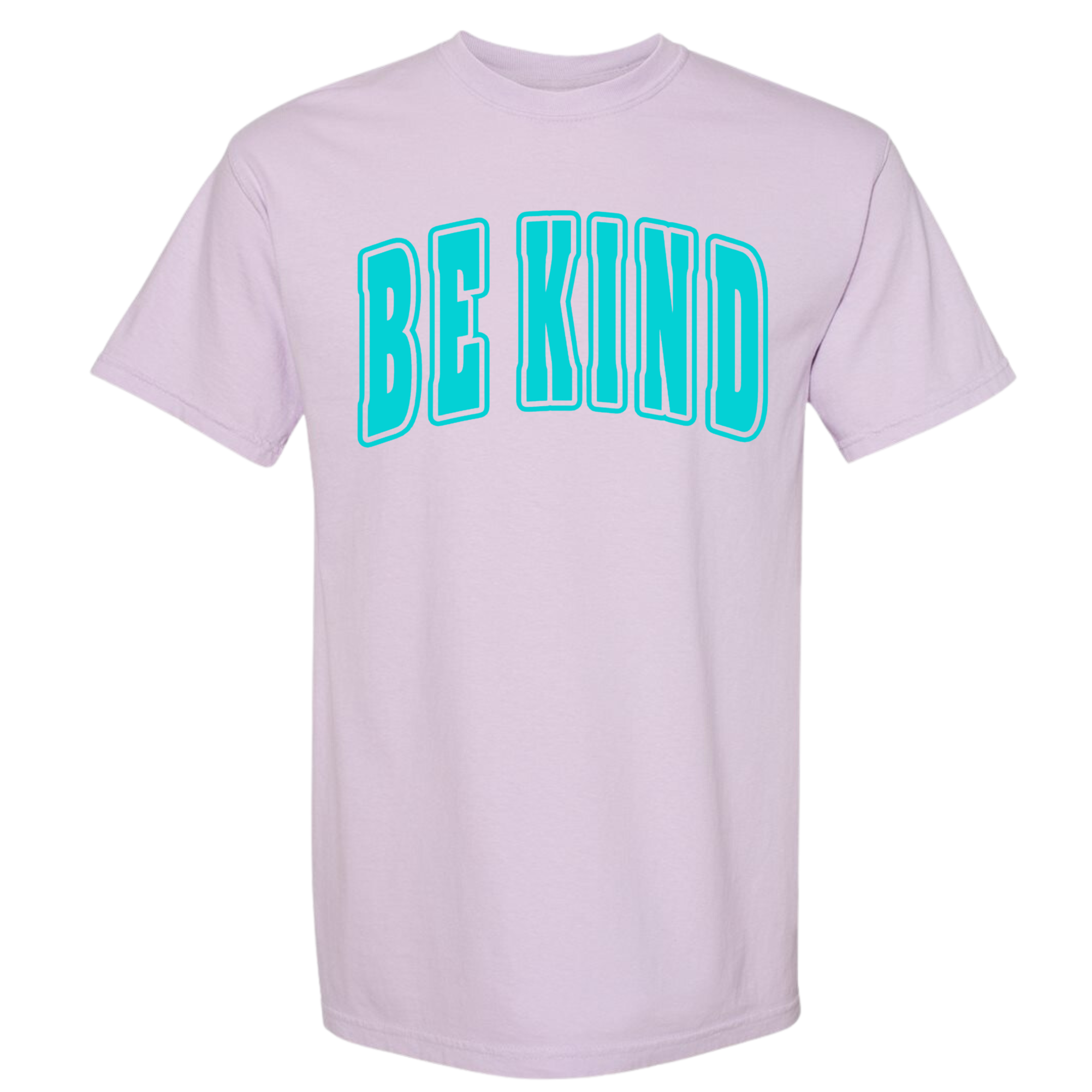 Adult Teal Puff Lilac Comfort Colors T-Shirt