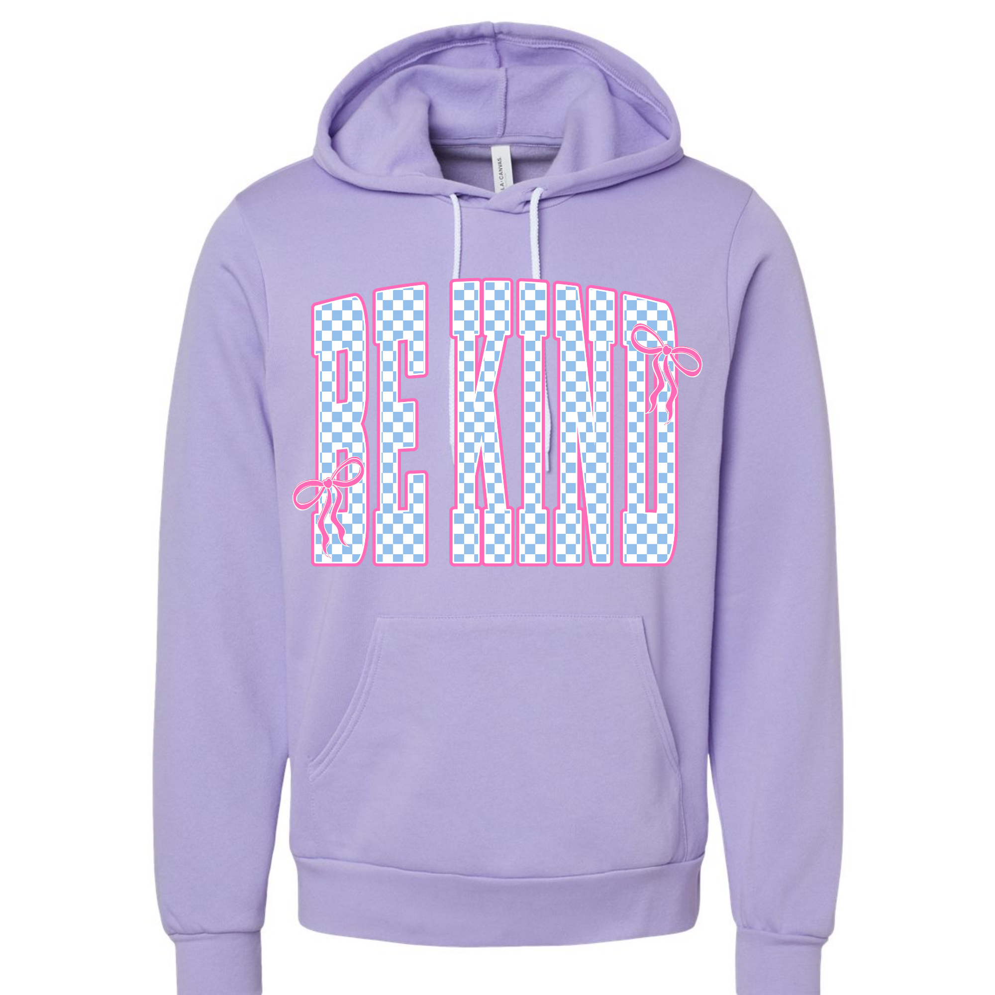Adult Birthday Be Kind Violet Bella Canvas Hoodie