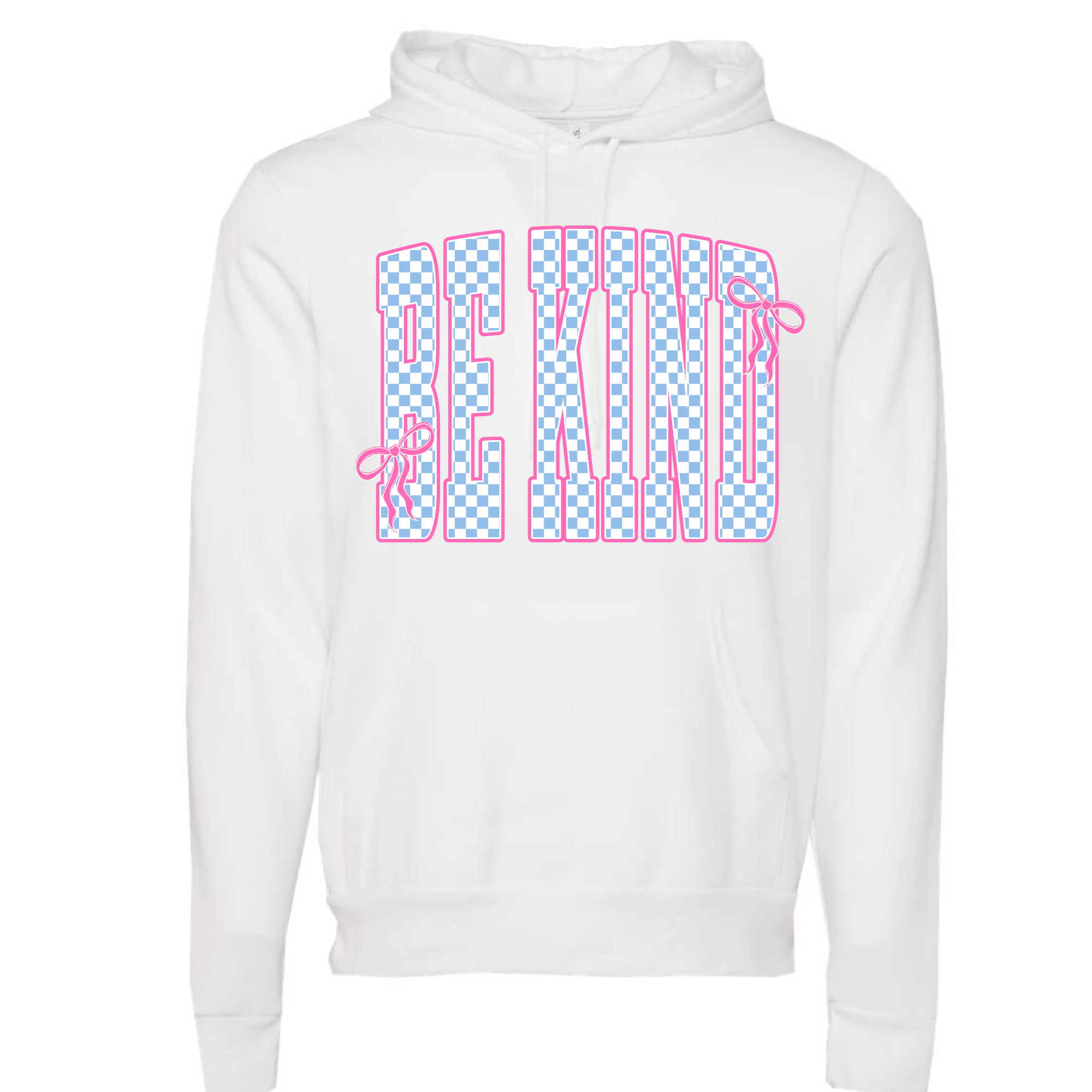 Adult Birthday Be Kind White Bella Canvas Hoodie