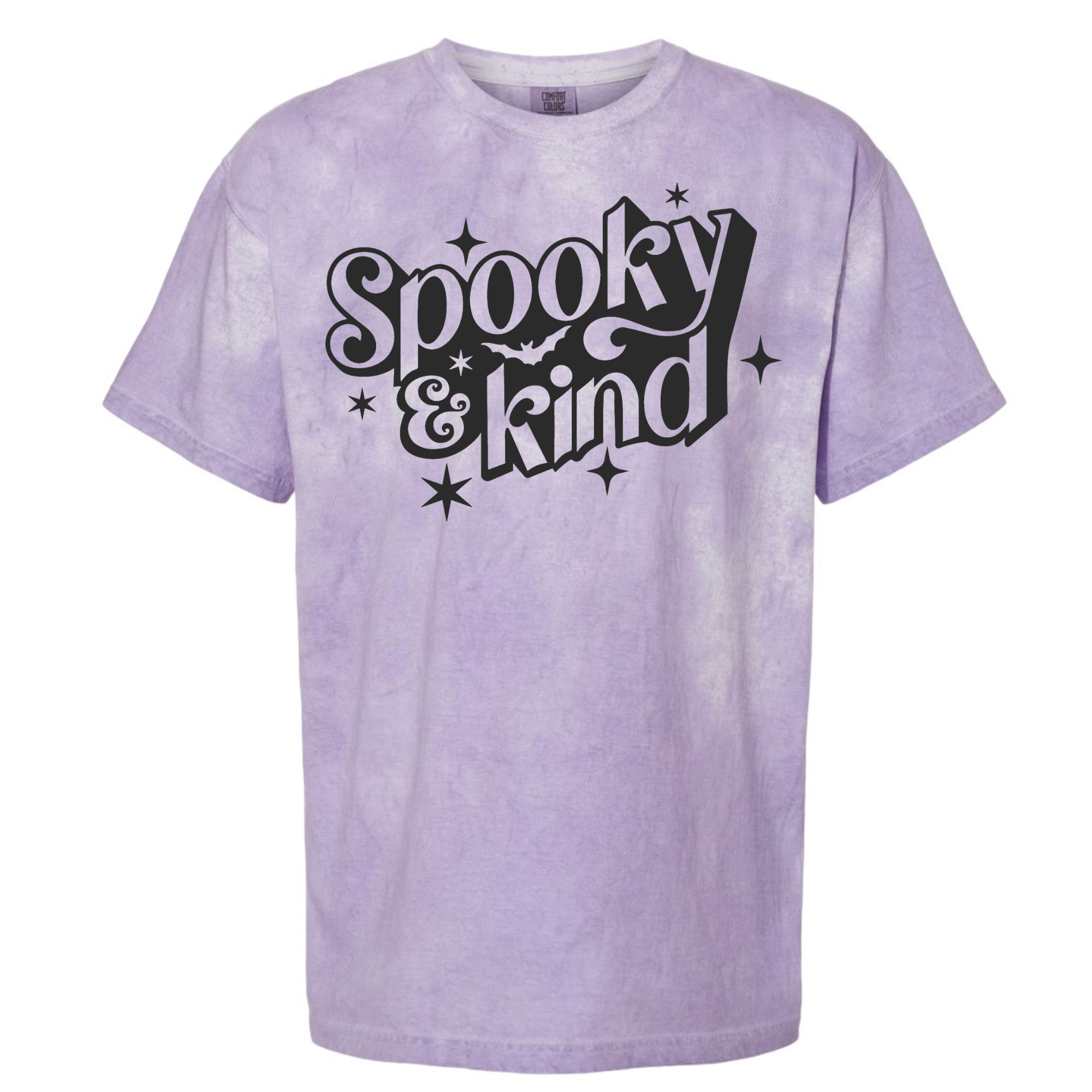 Adult Spooky & Kind Purple Comfort Colors TShirt