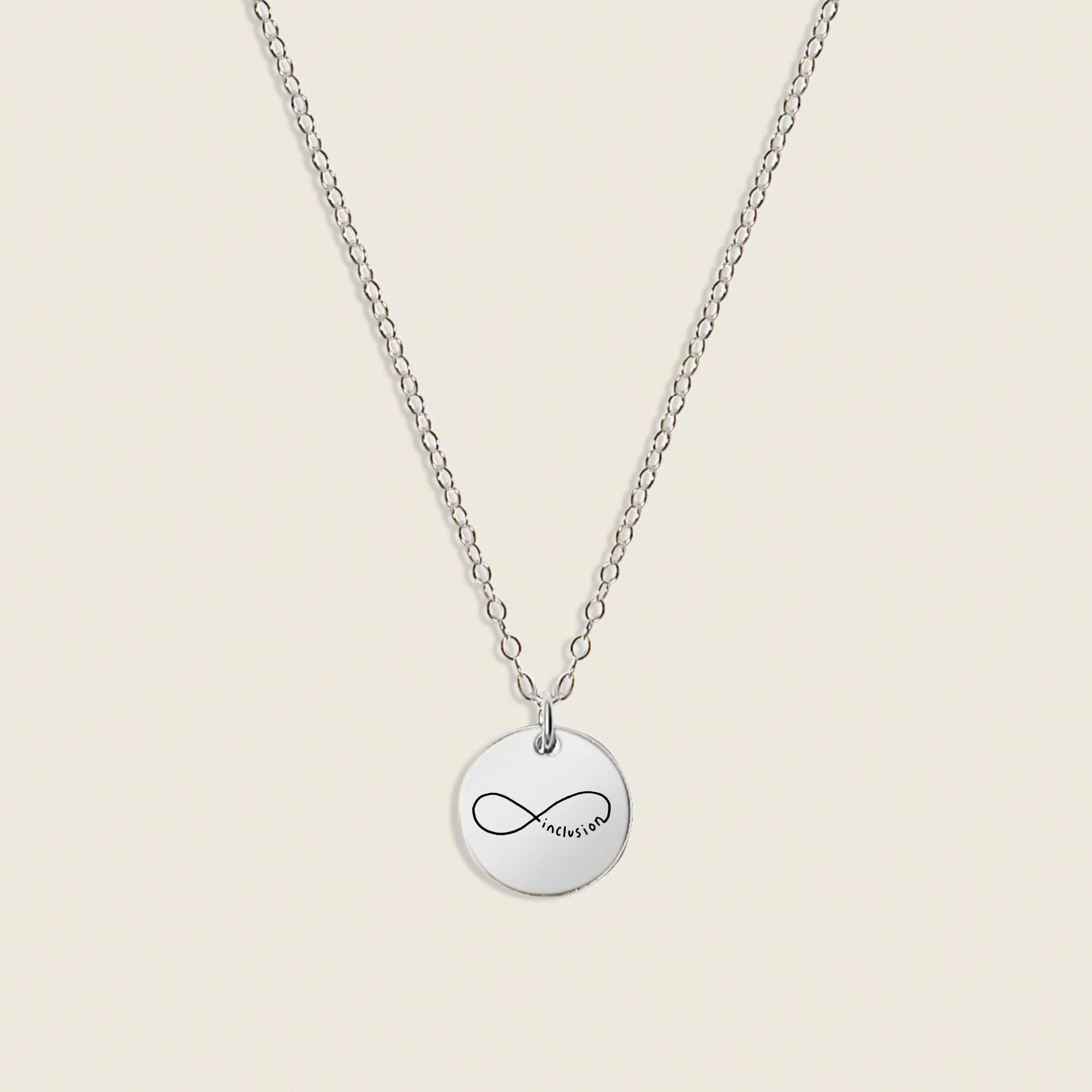 Parkers Be Kind Sterling Silver Necklace