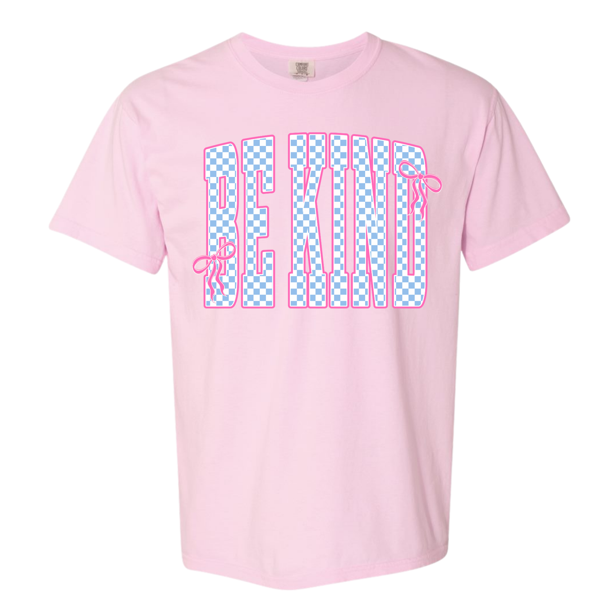 Adult Birthday Be Kind Light Pink Comfort Colors TShirt