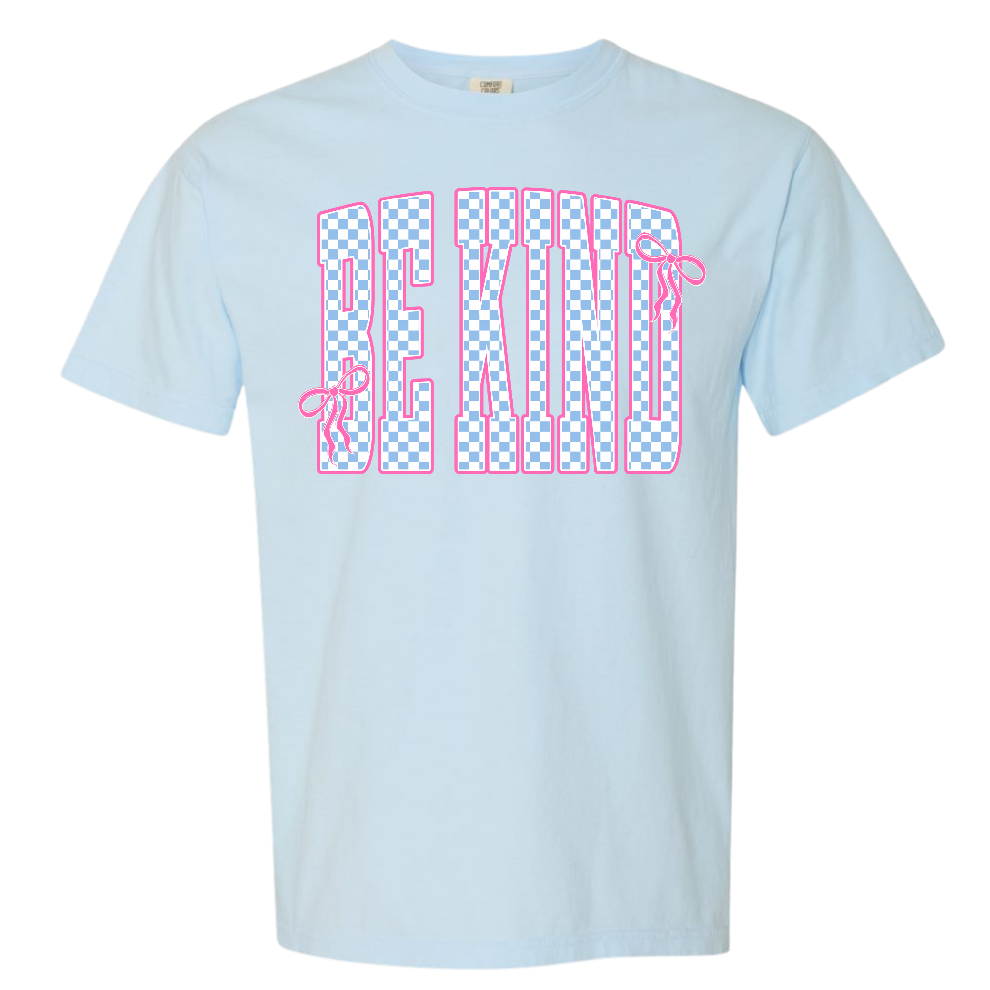 Adult Birthday Be Kind Light Blue Comfort Colors TShirt