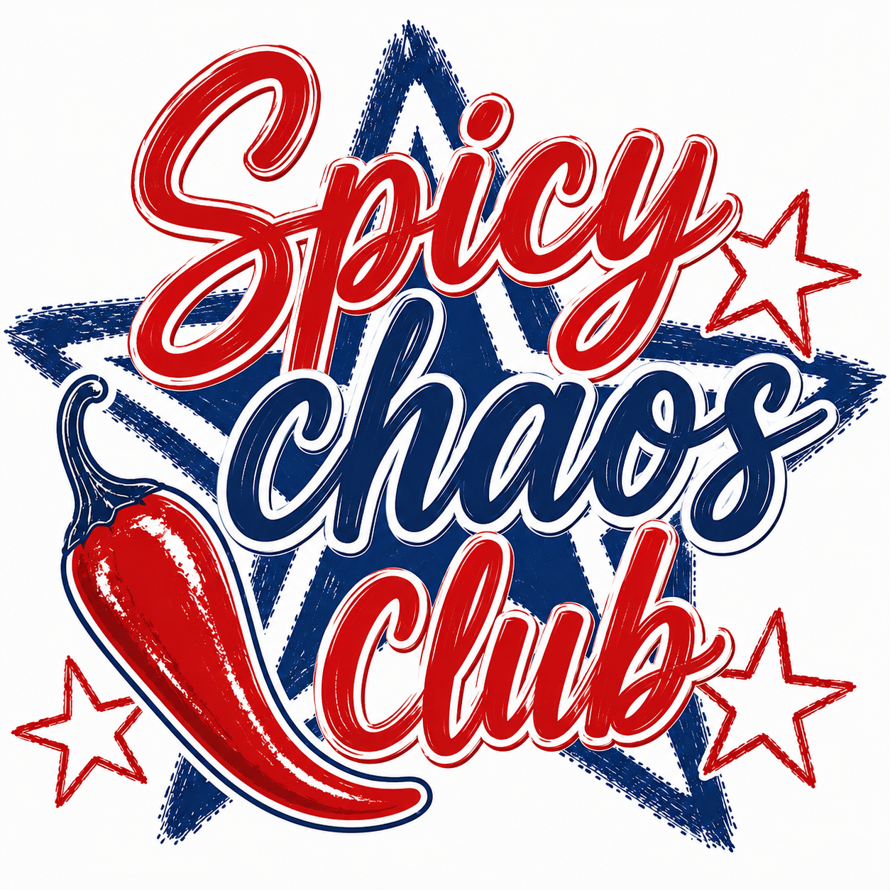 Spicy chaos club sticker