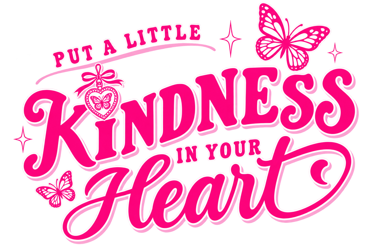 Put a little kindness in your heart sticker