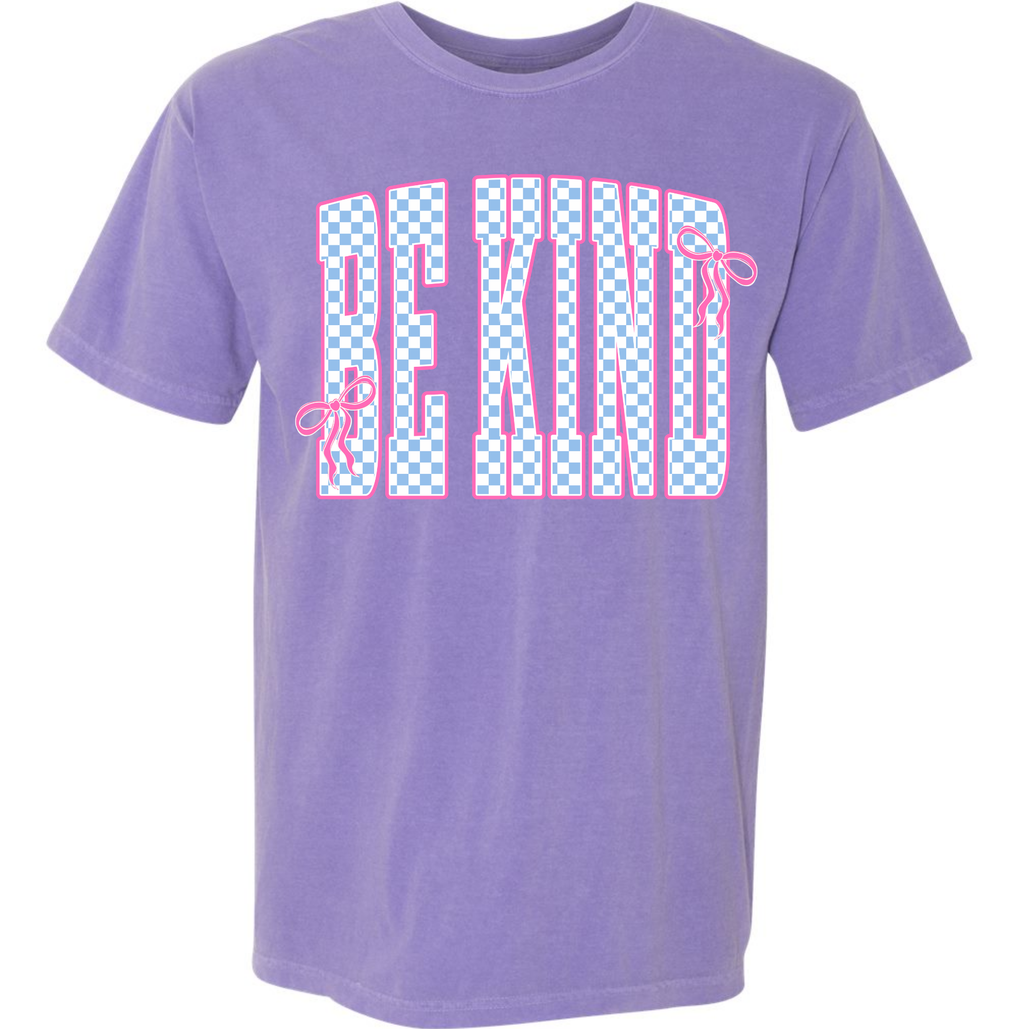 Adult Birthday Be Kind Grape Comfort Colors TShirt