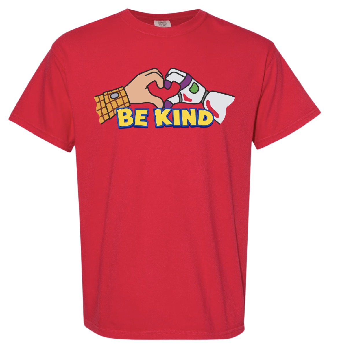 Adult TS Heart Hands Red CC TShirt