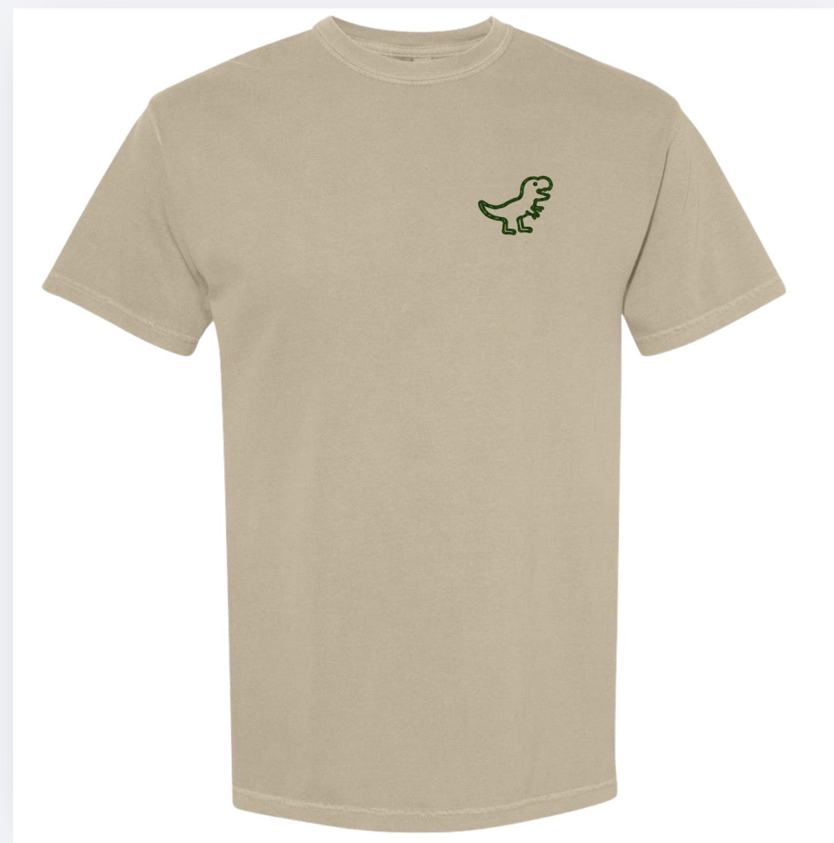 Adult Good Day Dino Khaki CC Tshirt