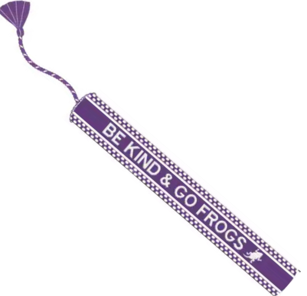 Embroidered Bracelet - Go Frogs