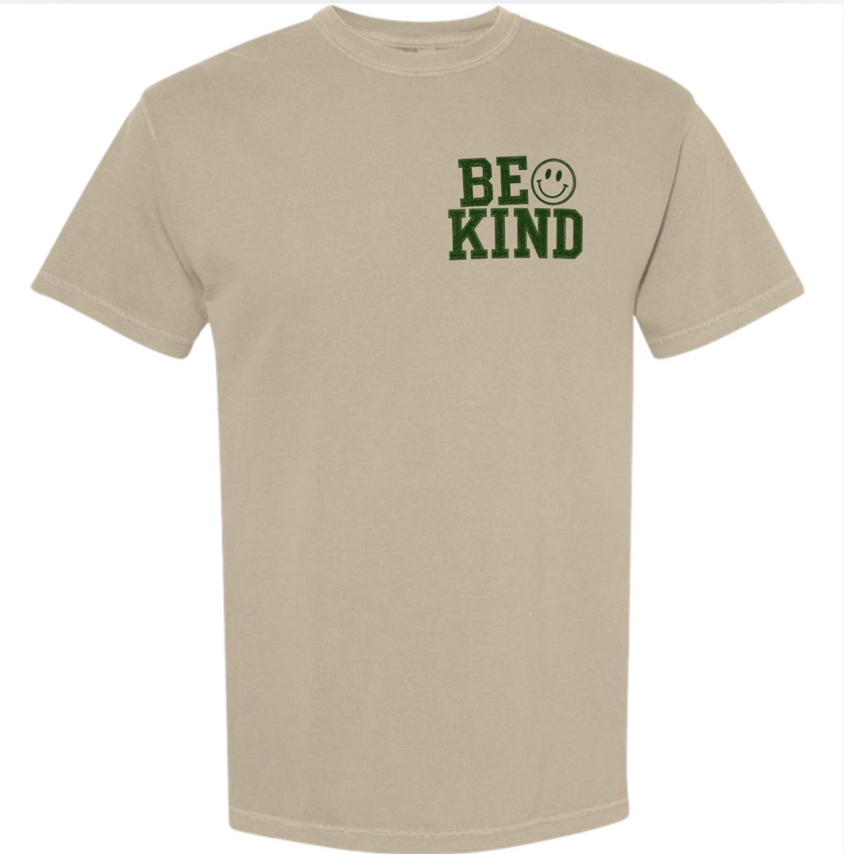 Adult Be Kind Today Dino Khaki CC Tshirt