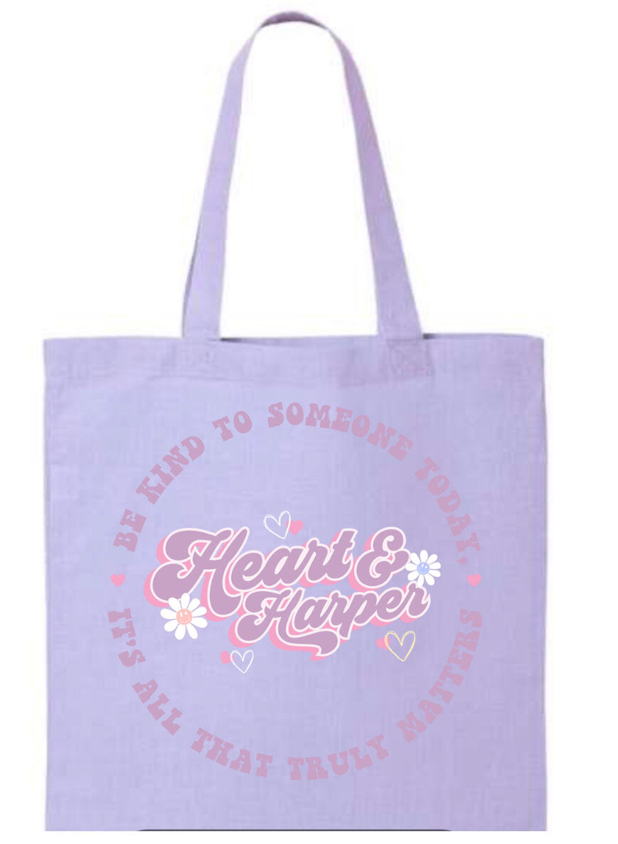 HH Heart and Harper Logo Canvas Tote