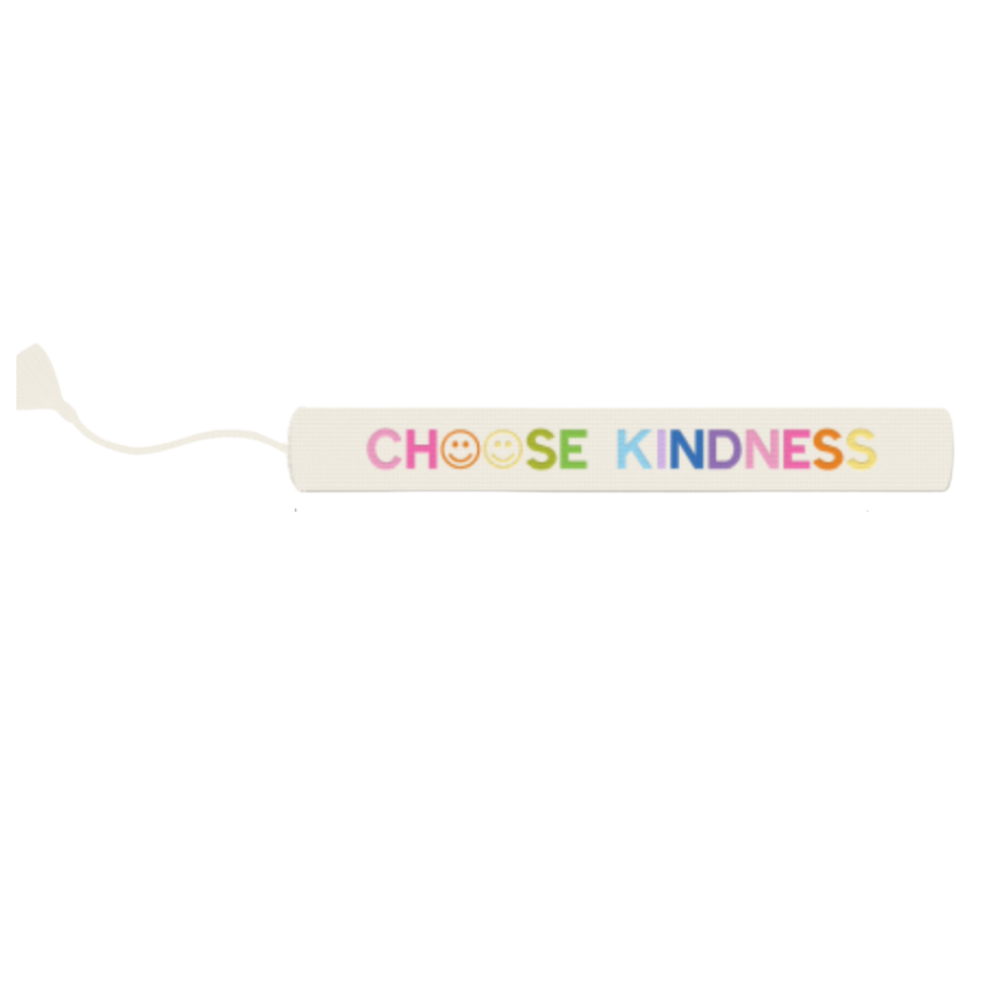 DRP colorful choose kindness embroidered bracelet