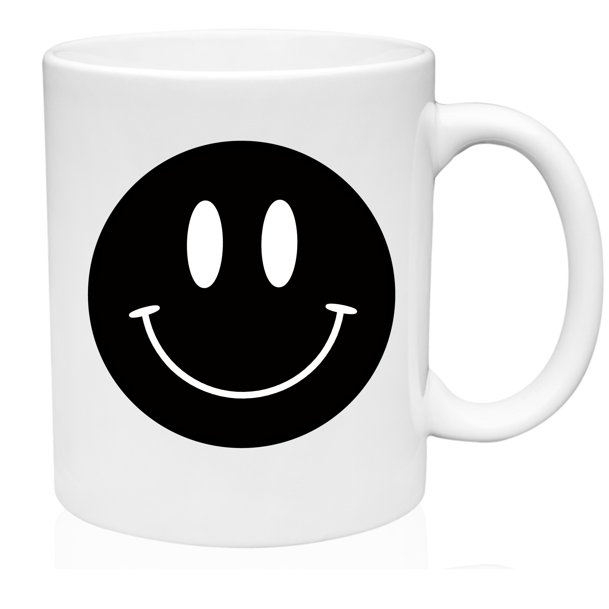 DRP black smiley coffee cup