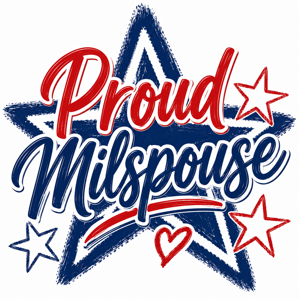 Proud Milspouse Sticker