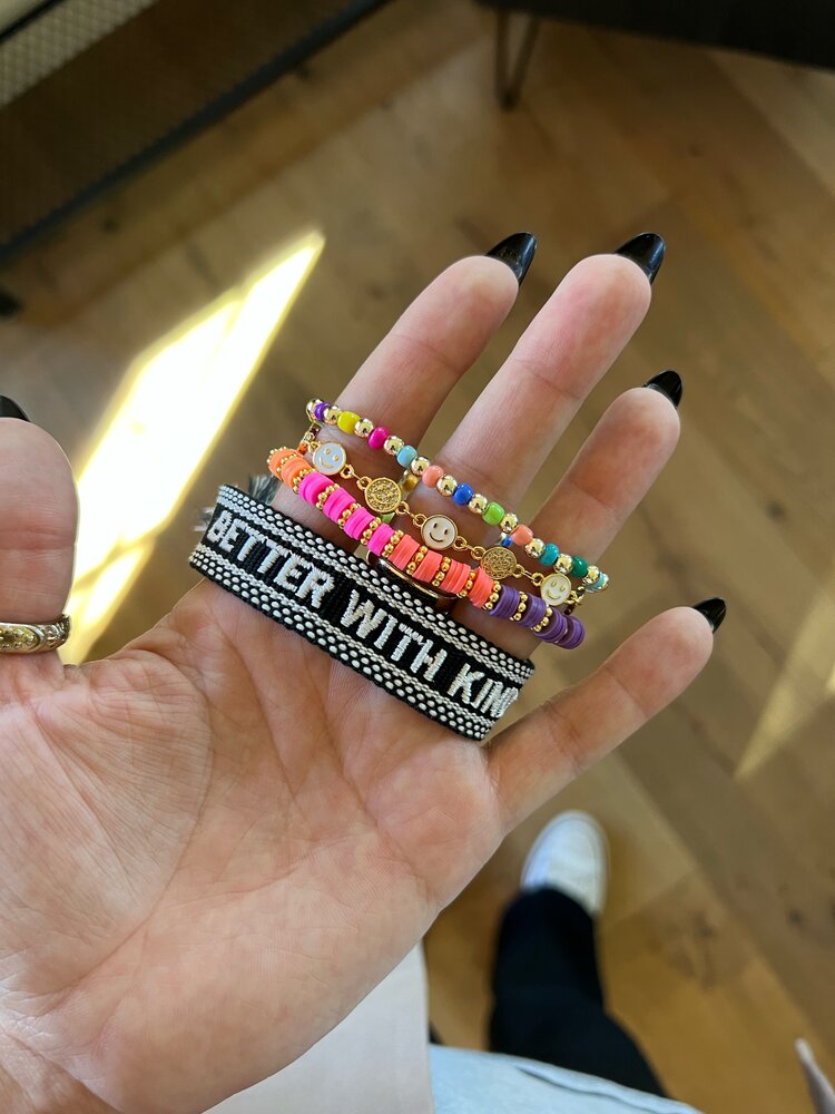 BWC Better With kindness bracelet stack