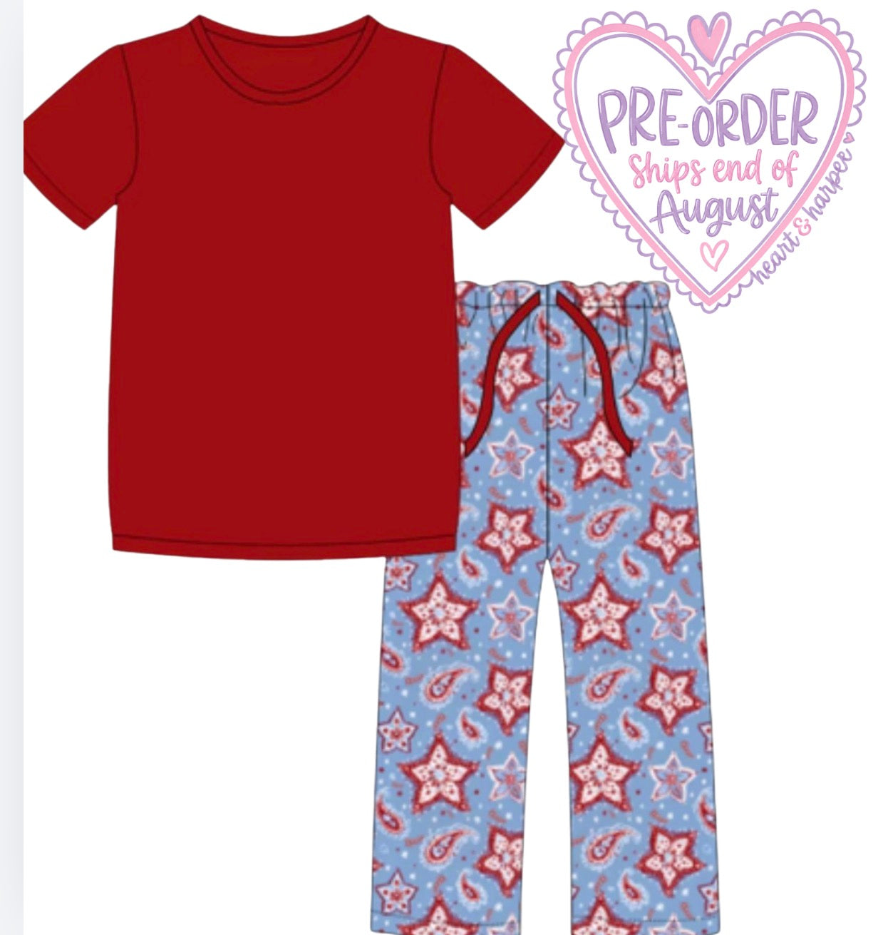 Adult Solid Top Pants Spicy Chaos PJ Set (PRE-ORDER)