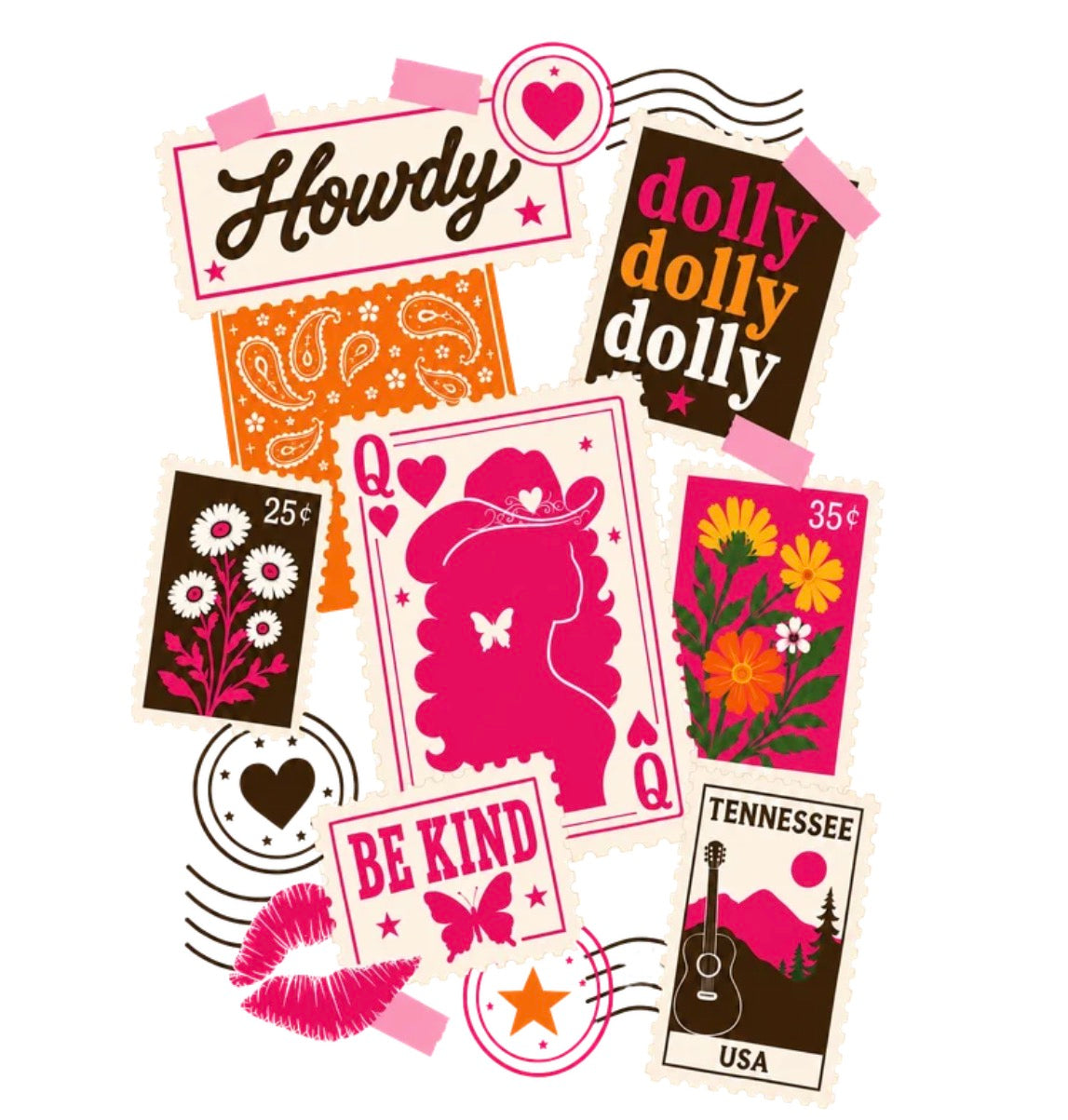 Dolly Stamp Sticker