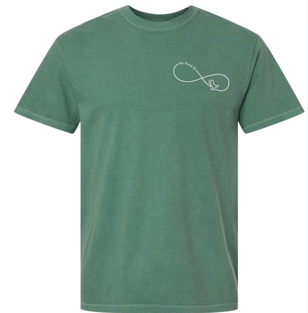 Adult Infinity Be Kind Green CC Tshirt