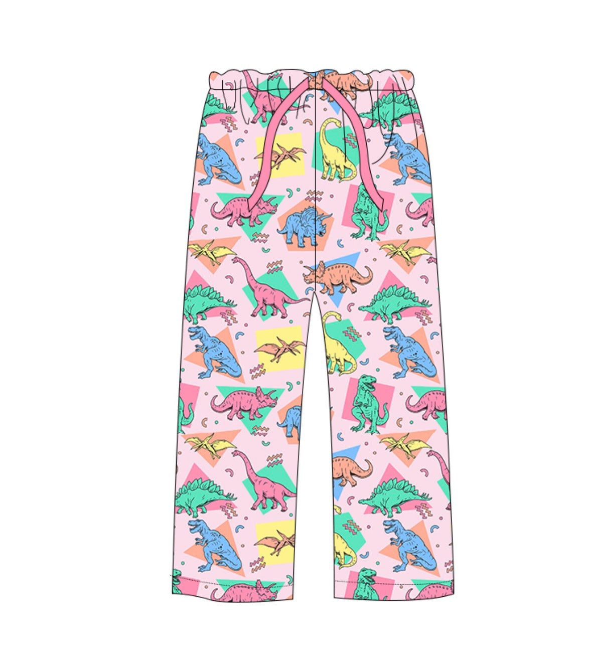 Pockets of Hope Pink Dino Pajama Pants (Ships Mid NOV)
