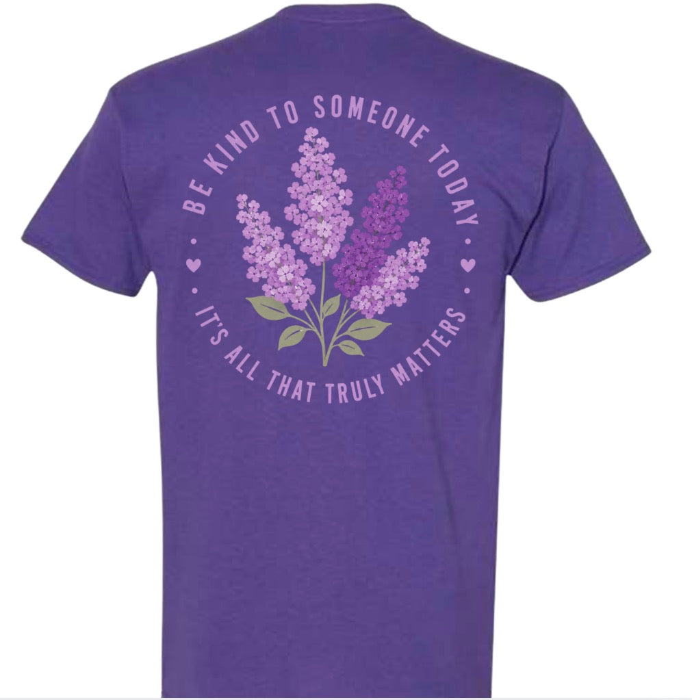 Youth Spokane Lilac Purple Gildan Tshirt