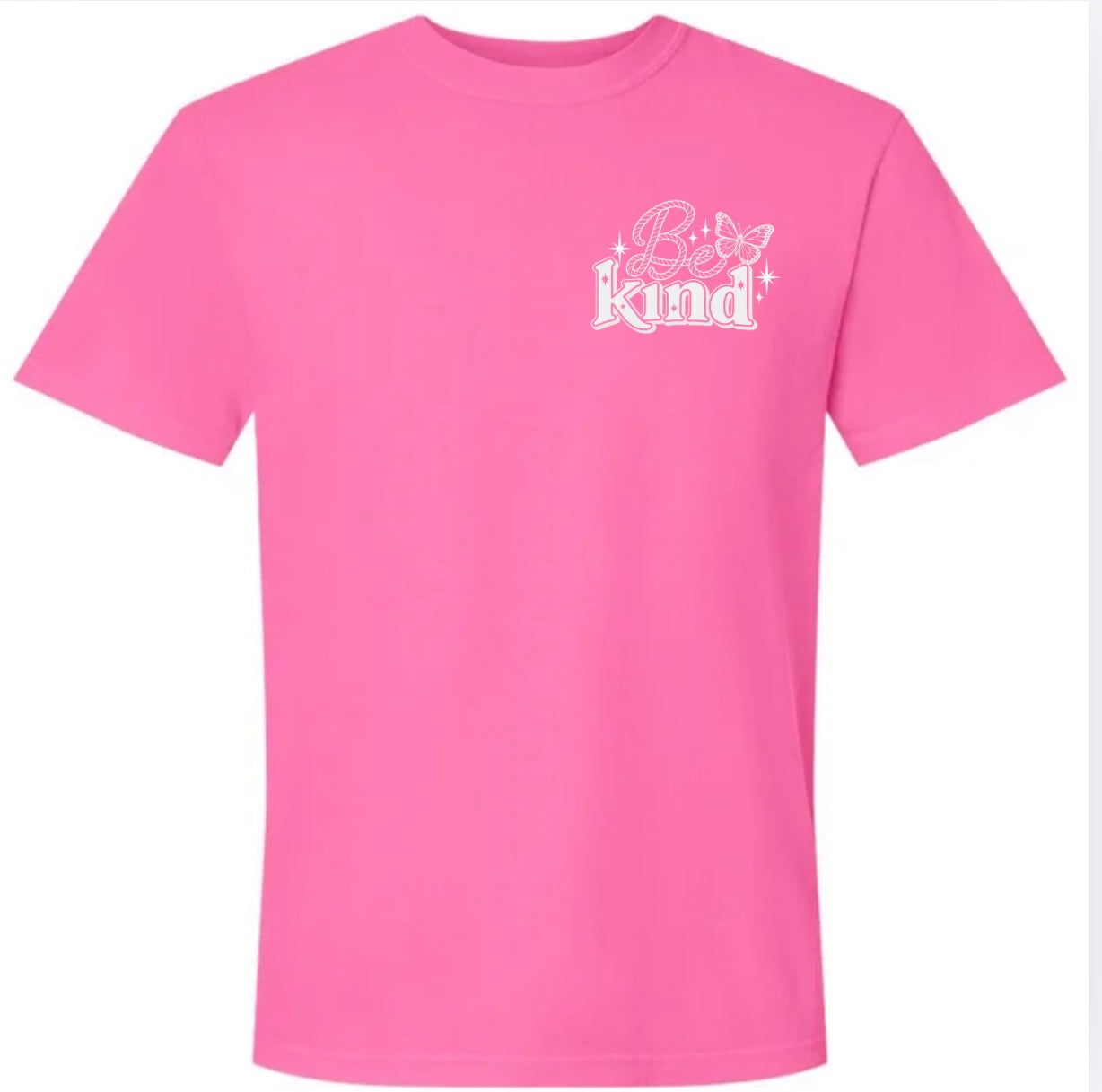Adult Neon Pink Be Kind Like Dolly CC Tshirt