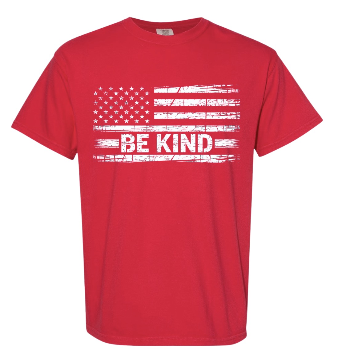 Kids Distressed Be Kind Flag Tshirt