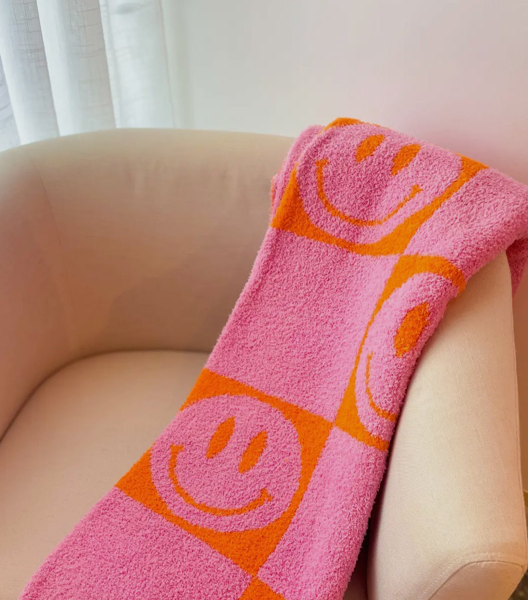 Orange and Pink Blanket