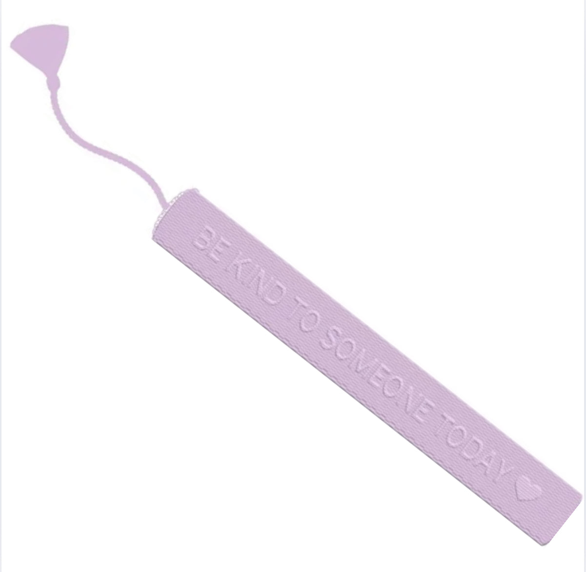 Lilac Be Kind to Someone Embroidered Bracelet