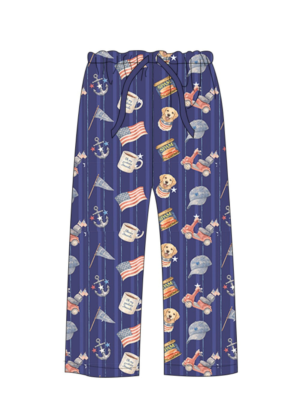 PRE-ORDER (Ships June) Kids Patriotic Kenny Pajama Pants