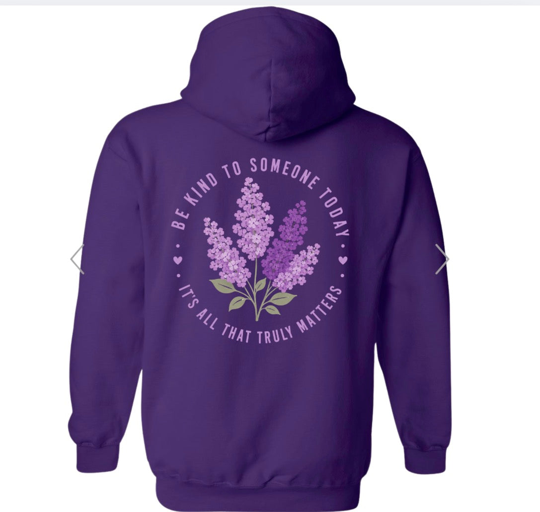 Adult Spokane Lilac Purple Gildan Hoodie
