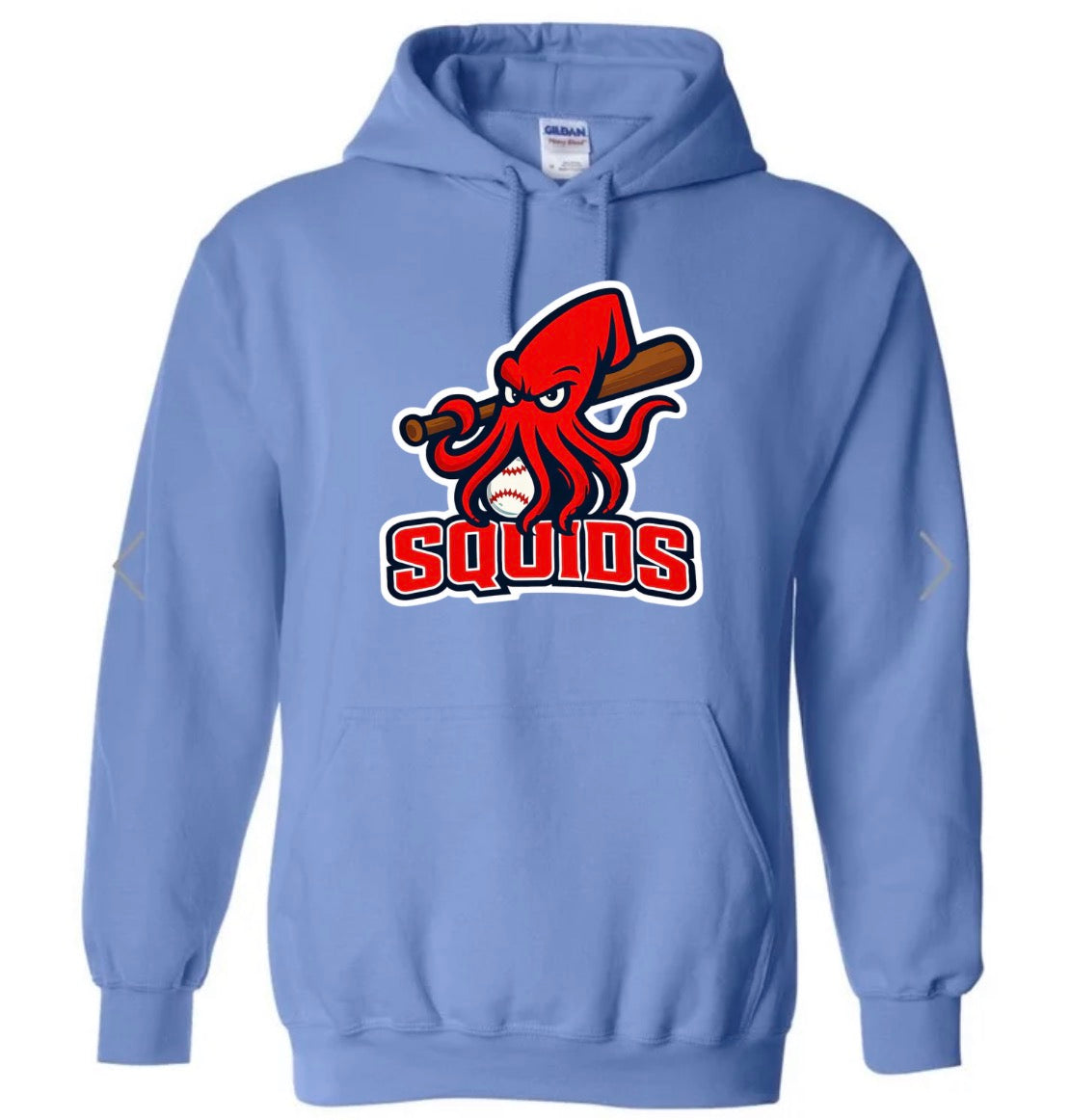 Squids Blue Gildan Hoodie