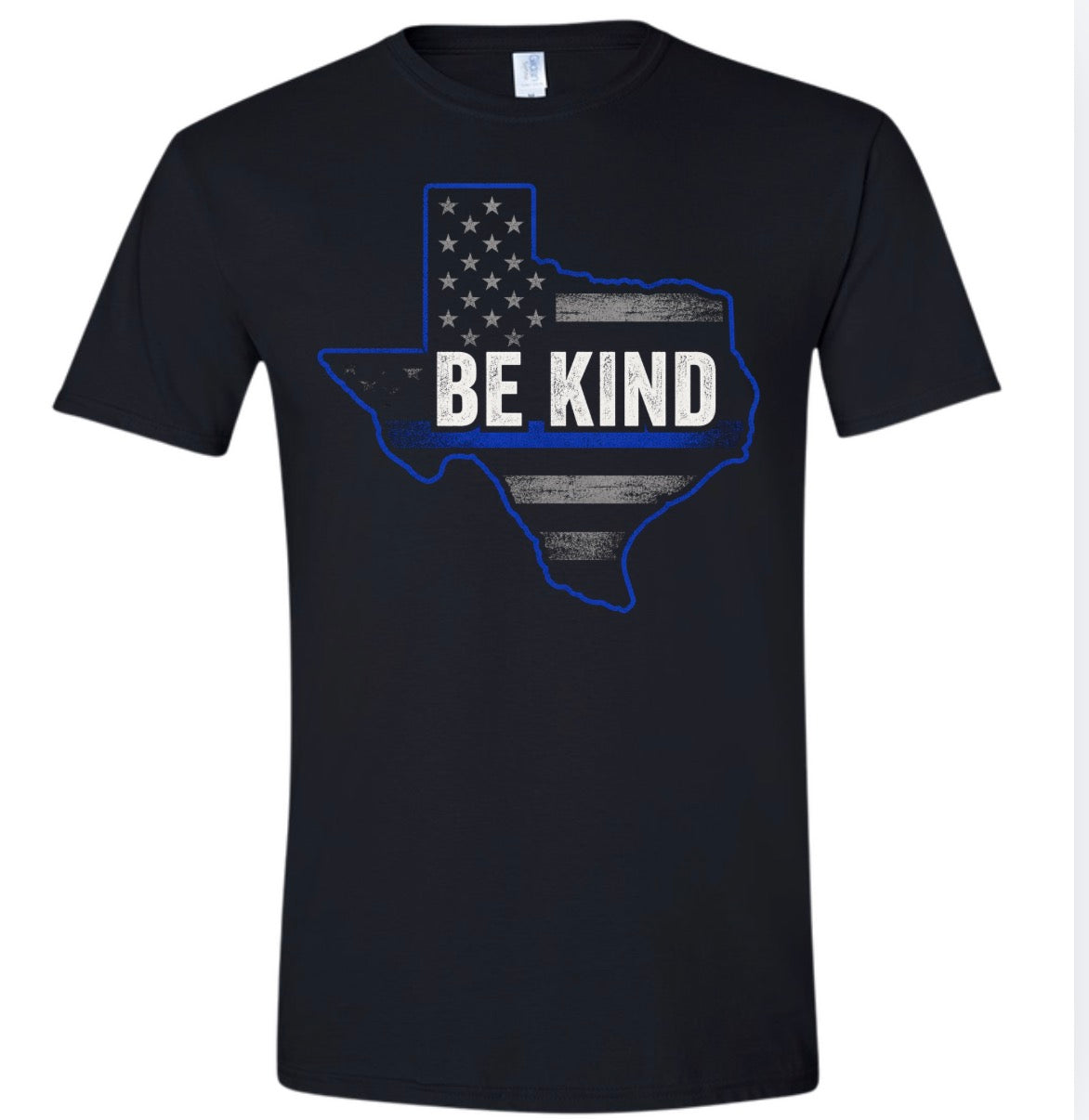 Torch Run Tx Blue Line Tshirt