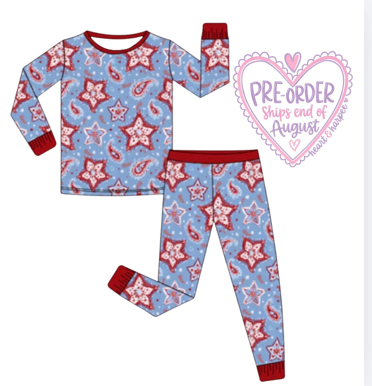 Kids Two Piece Long Spicy Chaos PJS (PRE-ORDER)