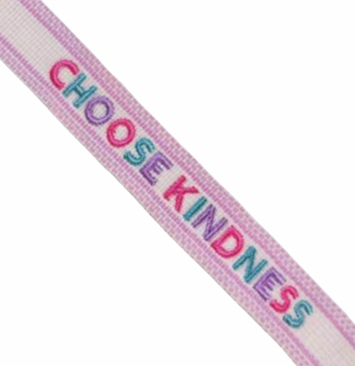 Choose Kindness Multi Color Embroidered Bracelet