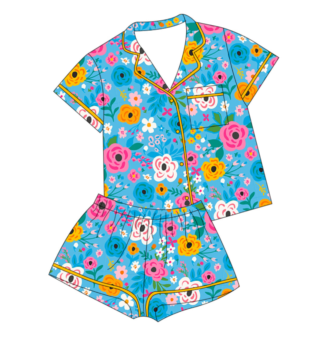Adult Floral Short Set (ships mid July)