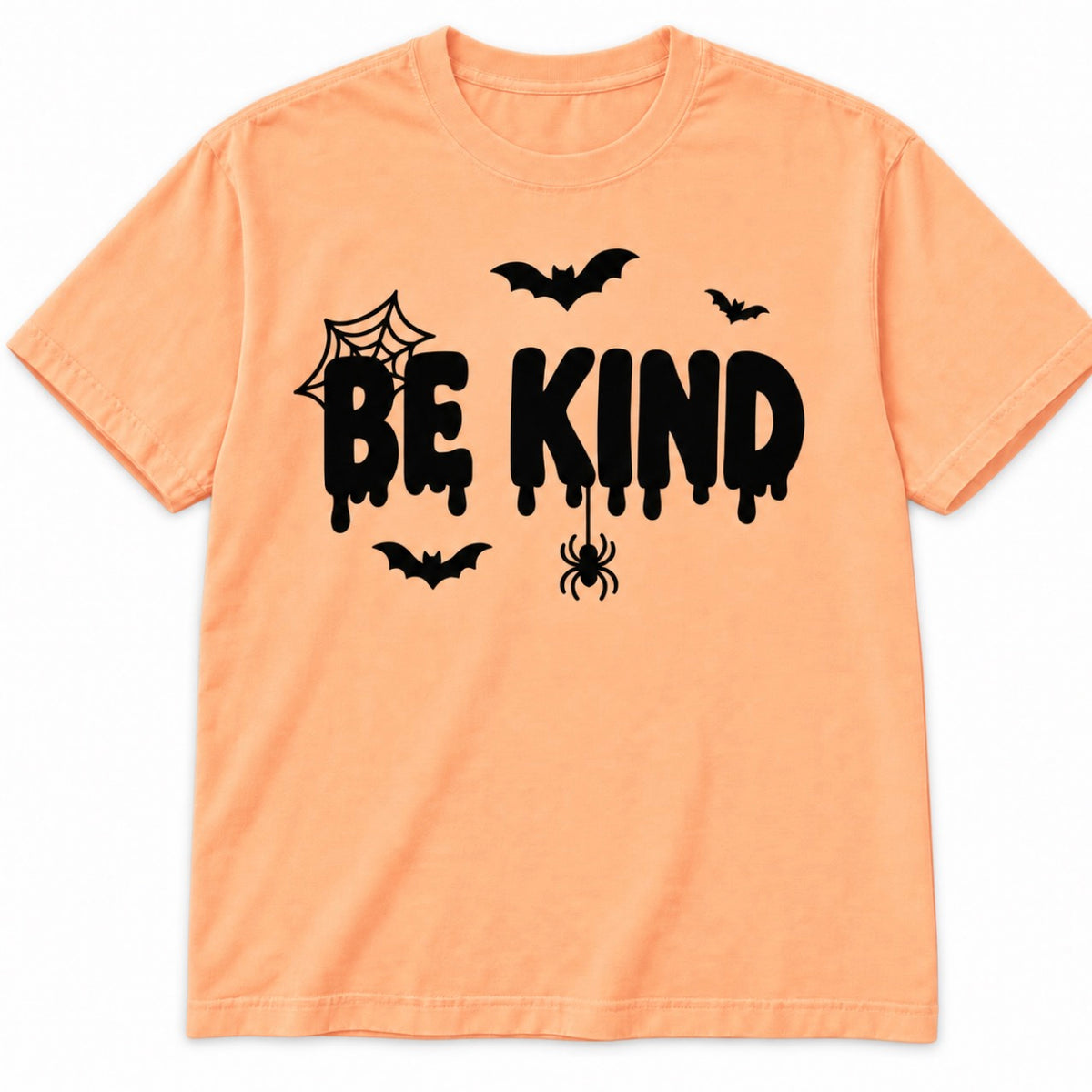 Adult Neon Orange Spooky CC Tshirt