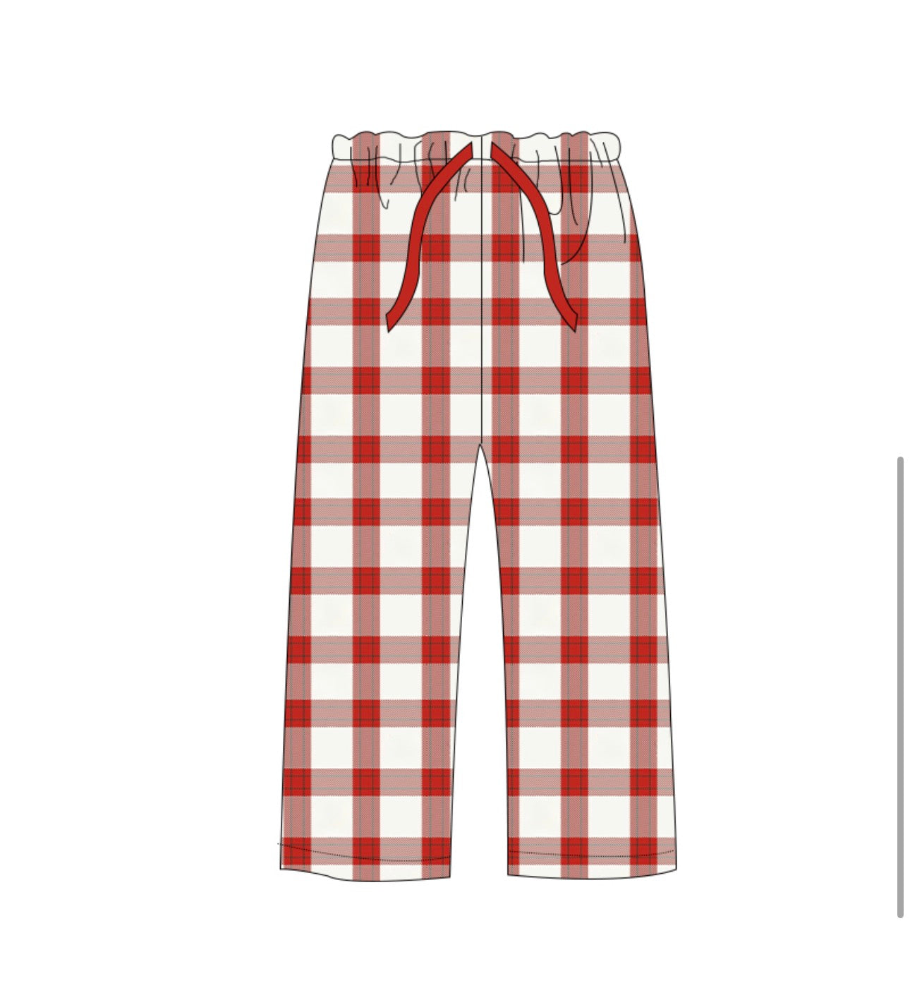 Christmas Red Plaid Pajama Pants (Ships beg Dec)